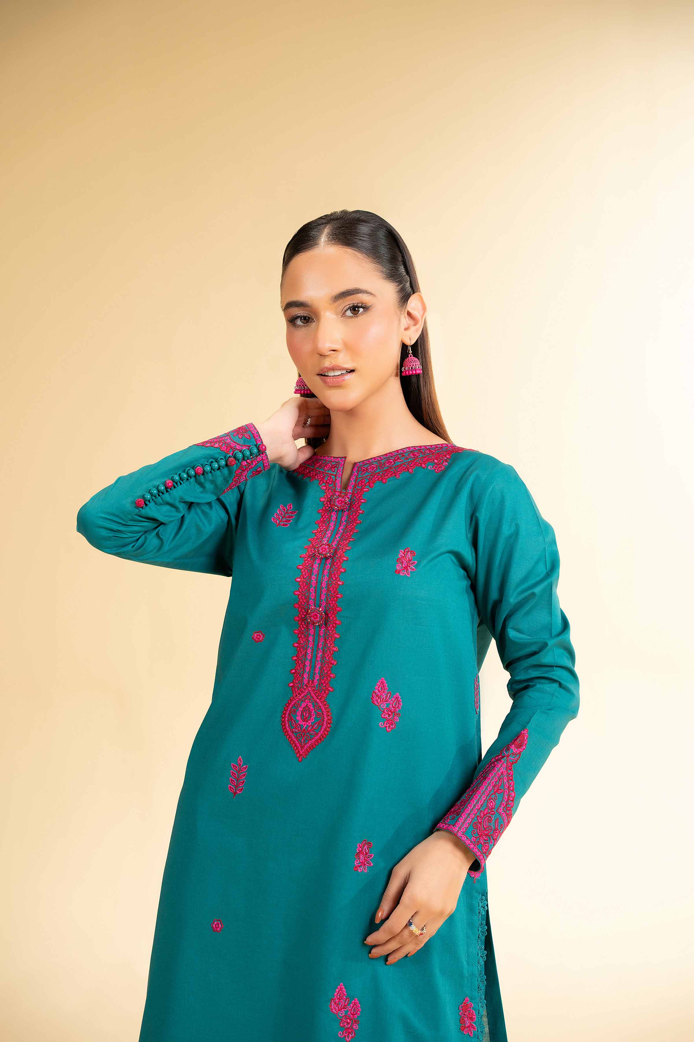 2 Piece - Dyed Embroidered Suit - 42501797 for Women - Unstitched Collection | Nishat | Shop Online