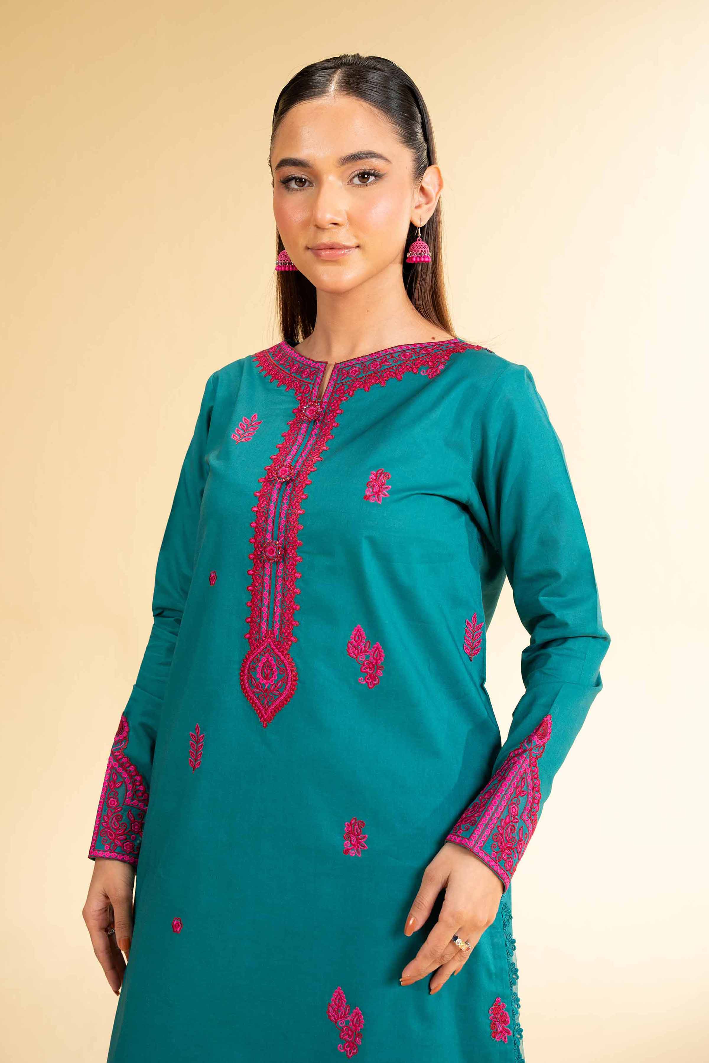 2 Piece - Dyed Embroidered Suit - 42501797 for Women - Unstitched Collection | Nishat | Shop Online