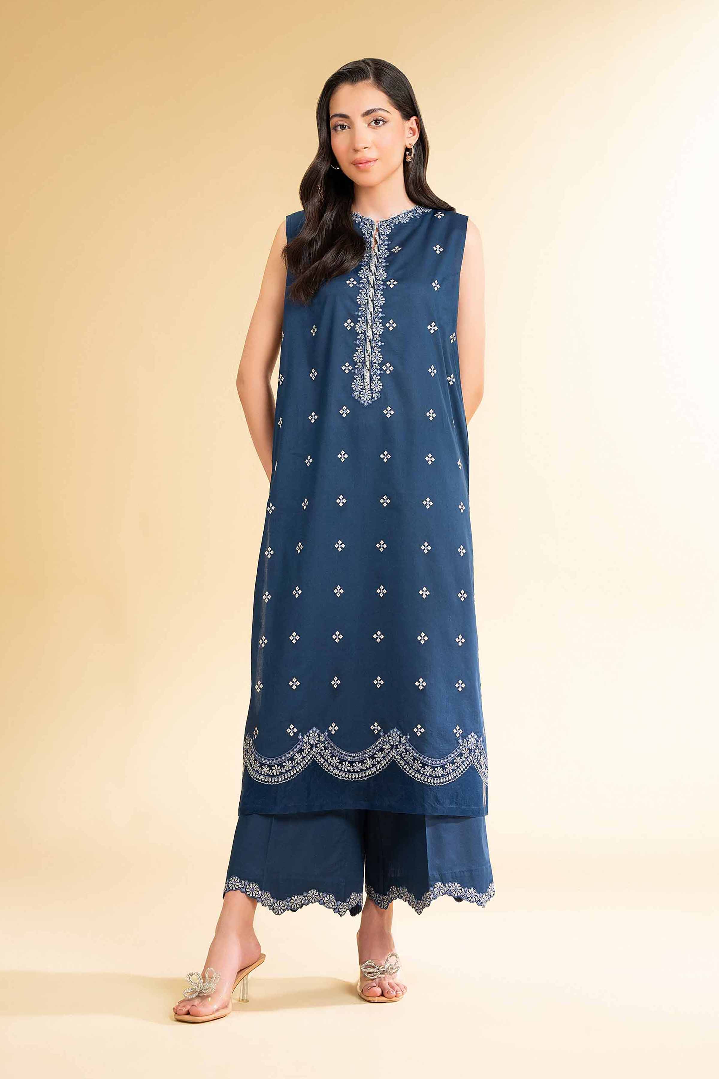 2 Piece - Dyed Embroidered Suit - 42501798 for Women - Unstitched Collection | Nishat | Shop Online