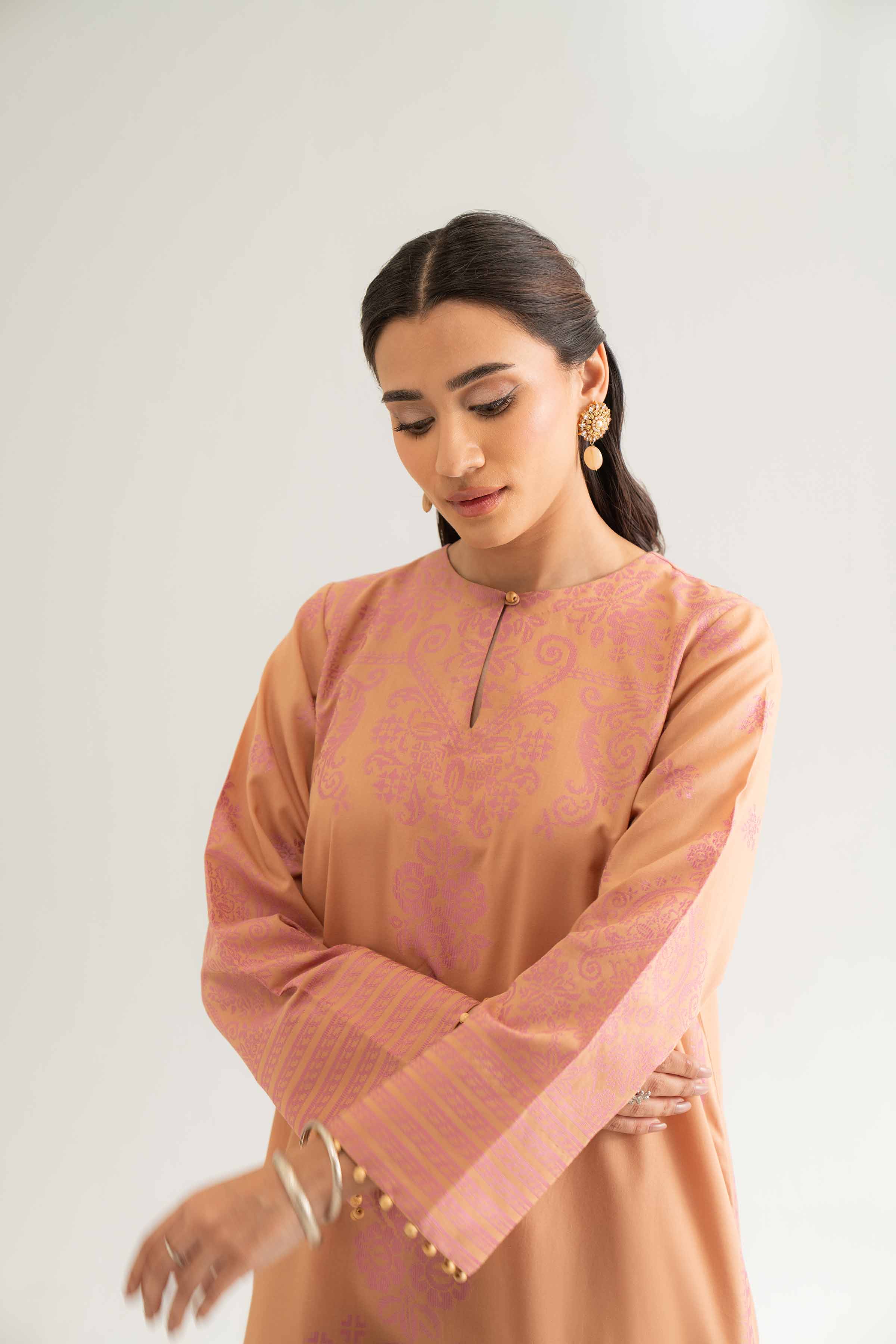 2 Piece - Jacquard Suit - 42501799 for Women - Unstitched Collection | Nishat | Shop Online