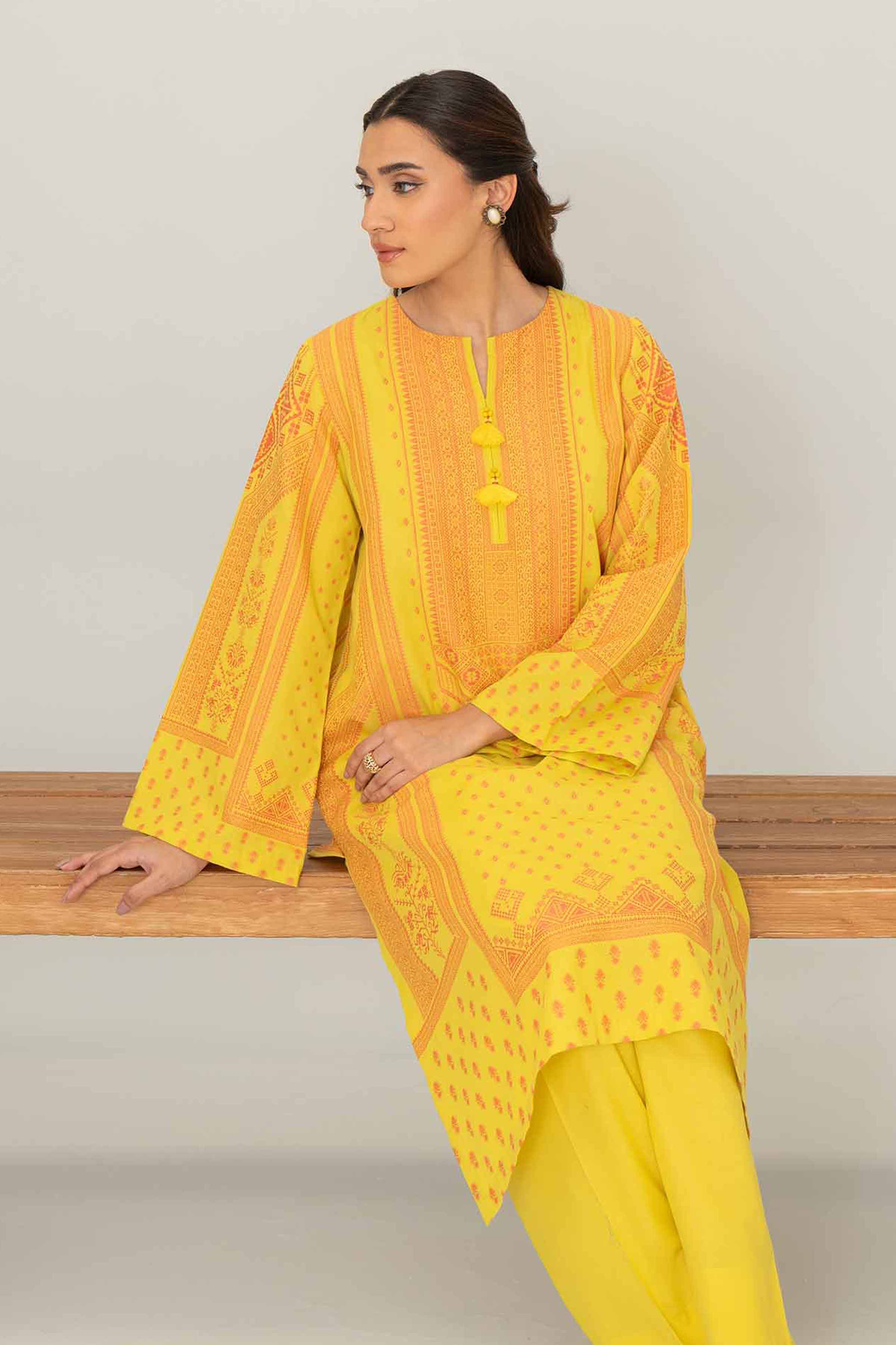 2 Piece - Jacquard Suit - 42501801 for Women - Unstitched Collection | Nishat | Shop Online