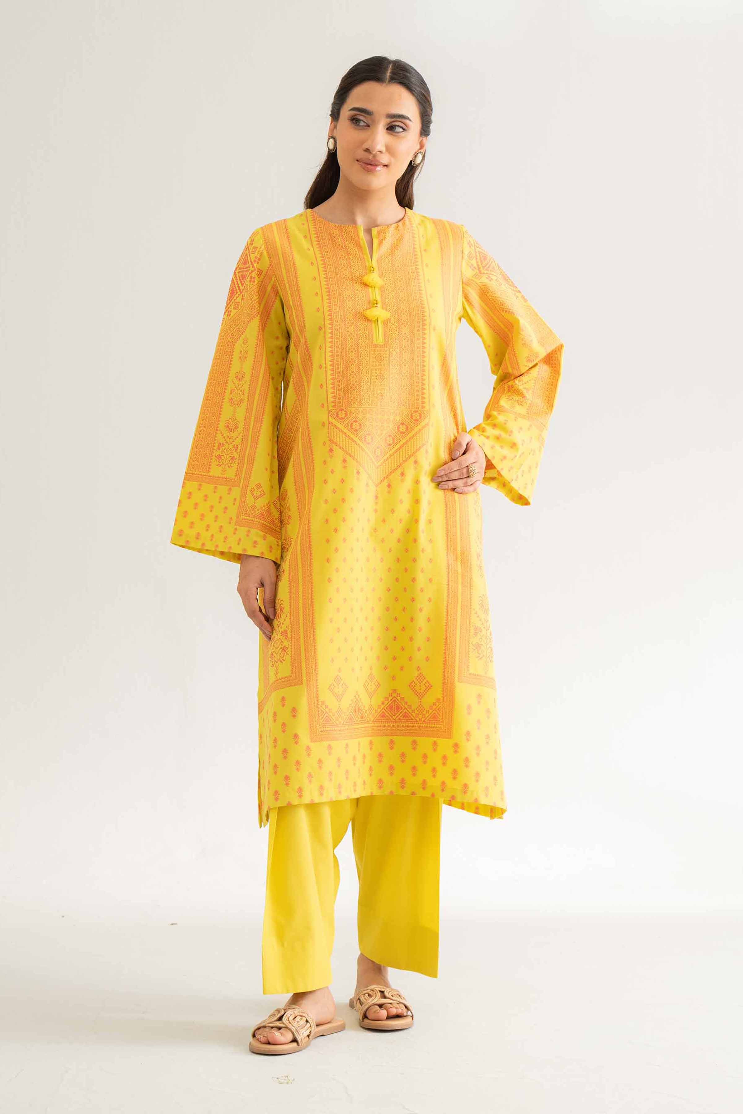 2 Piece - Jacquard Suit - 42501801 for Women - Unstitched Collection | Nishat | Shop Online