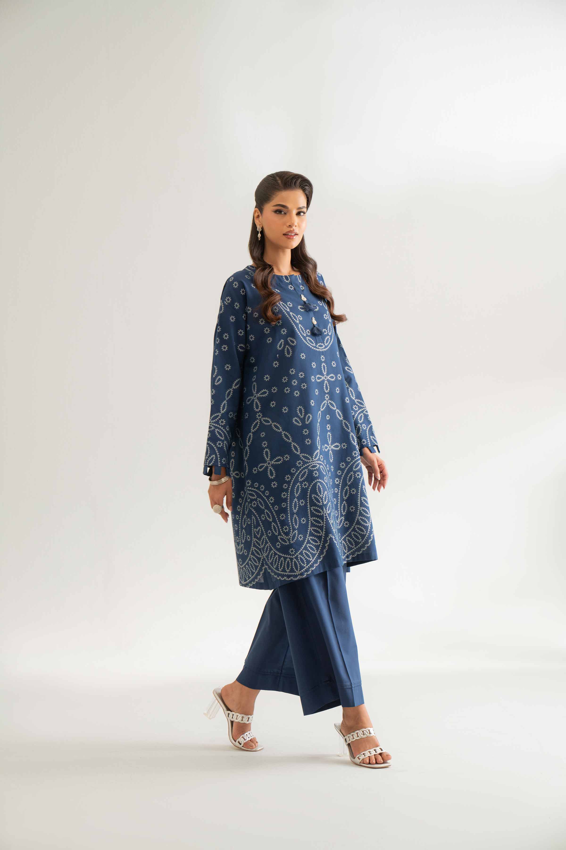2 Piece - Jacquard Suit - 42501802 for Women - Unstitched Collection | Nishat | Shop Online