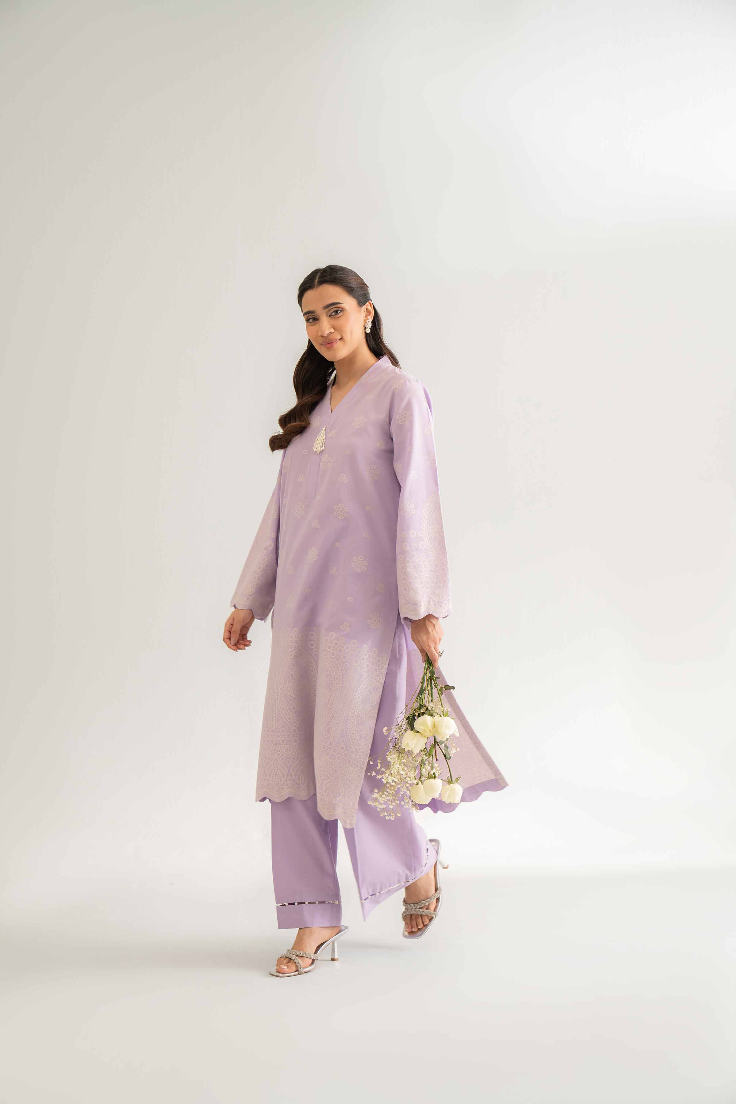 2 Piece - Jacquard Suit - 42501803 for Women - Unstitched Collection | Nishat | Shop Online