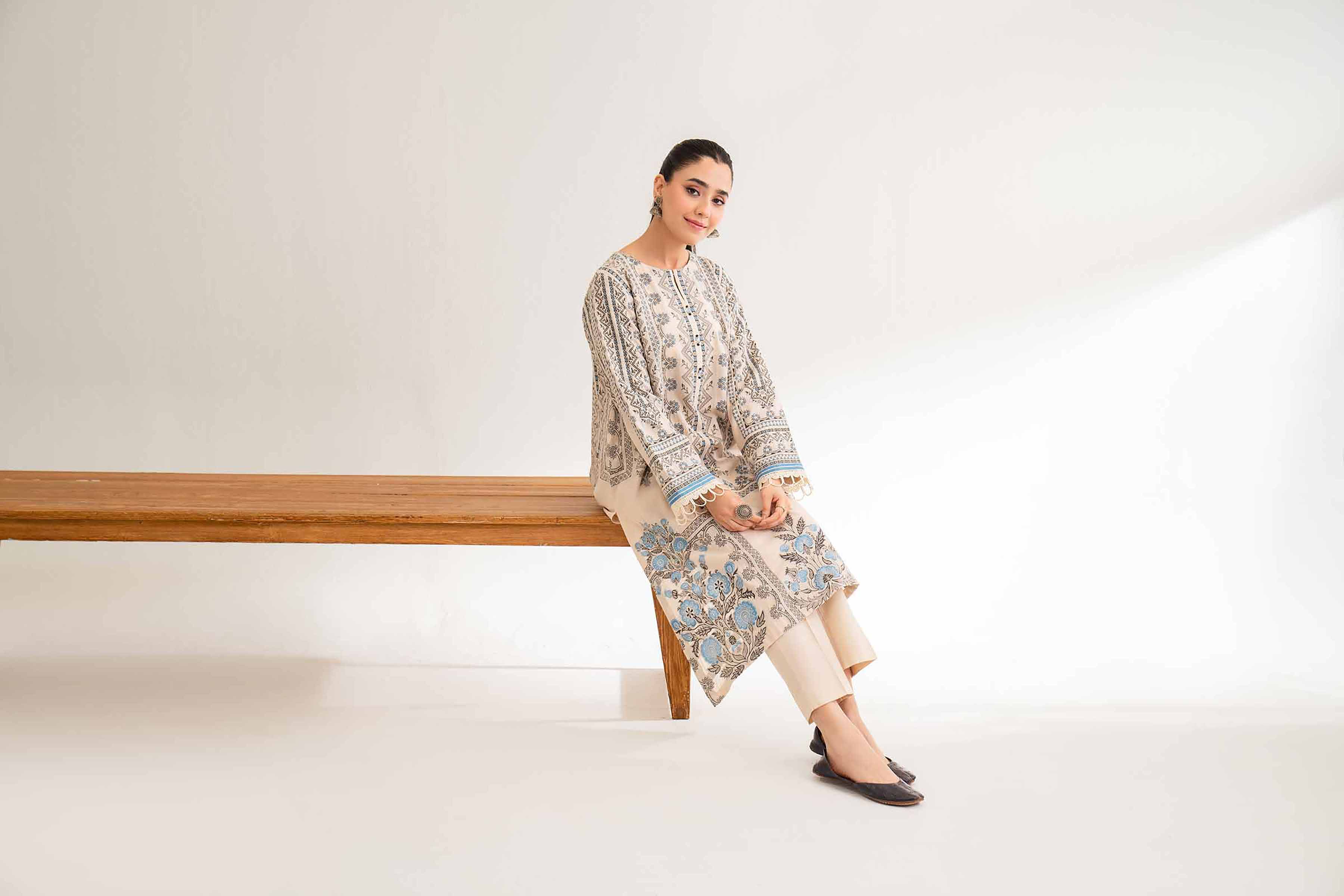 2 Piece - Jacquard Suit - 42501805 for Women - Unstitched Collection | Nishat | Shop Online