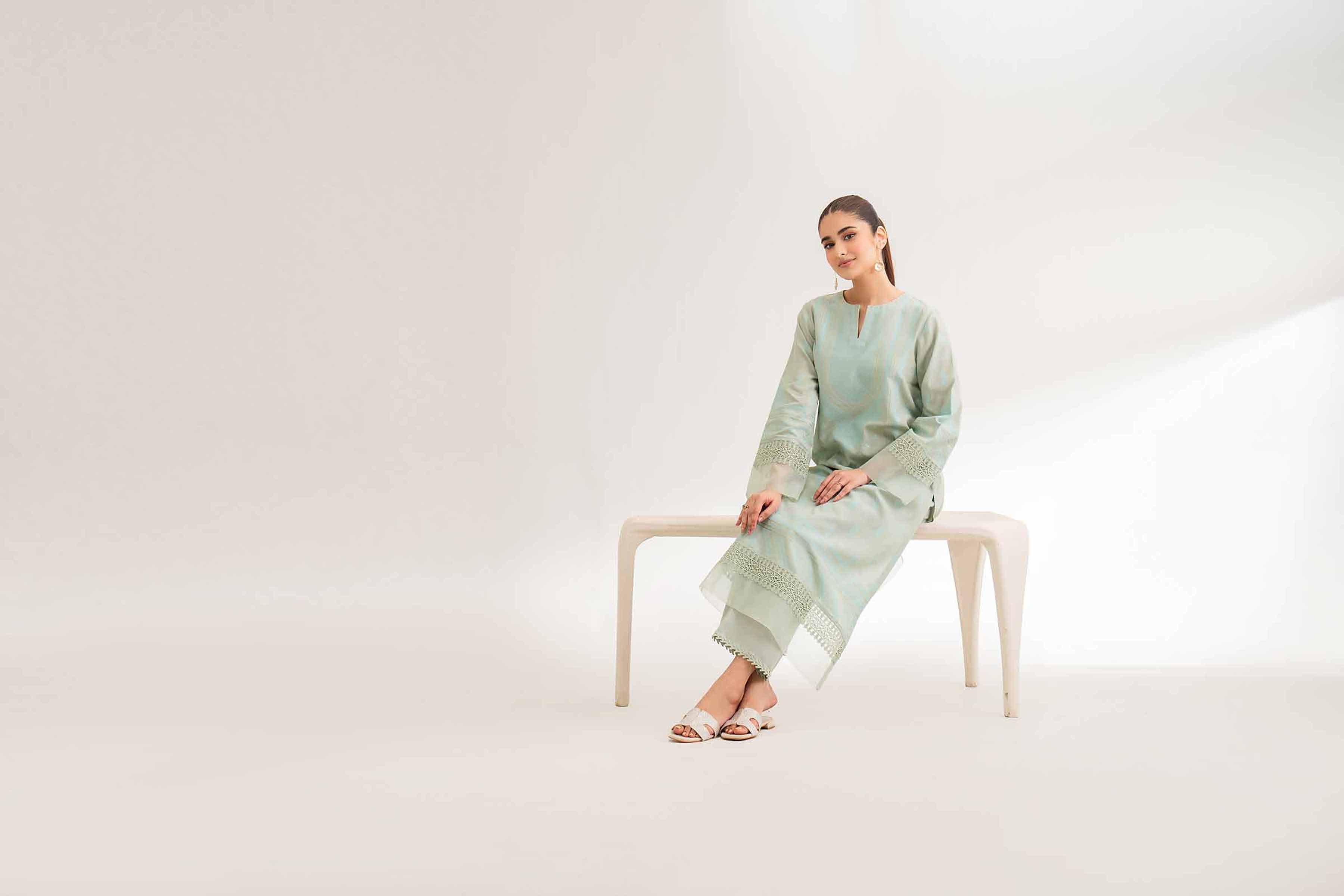 2 Piece - Jacquard Suit - 42501806 for Women - Unstitched Collection | Nishat | Shop Online