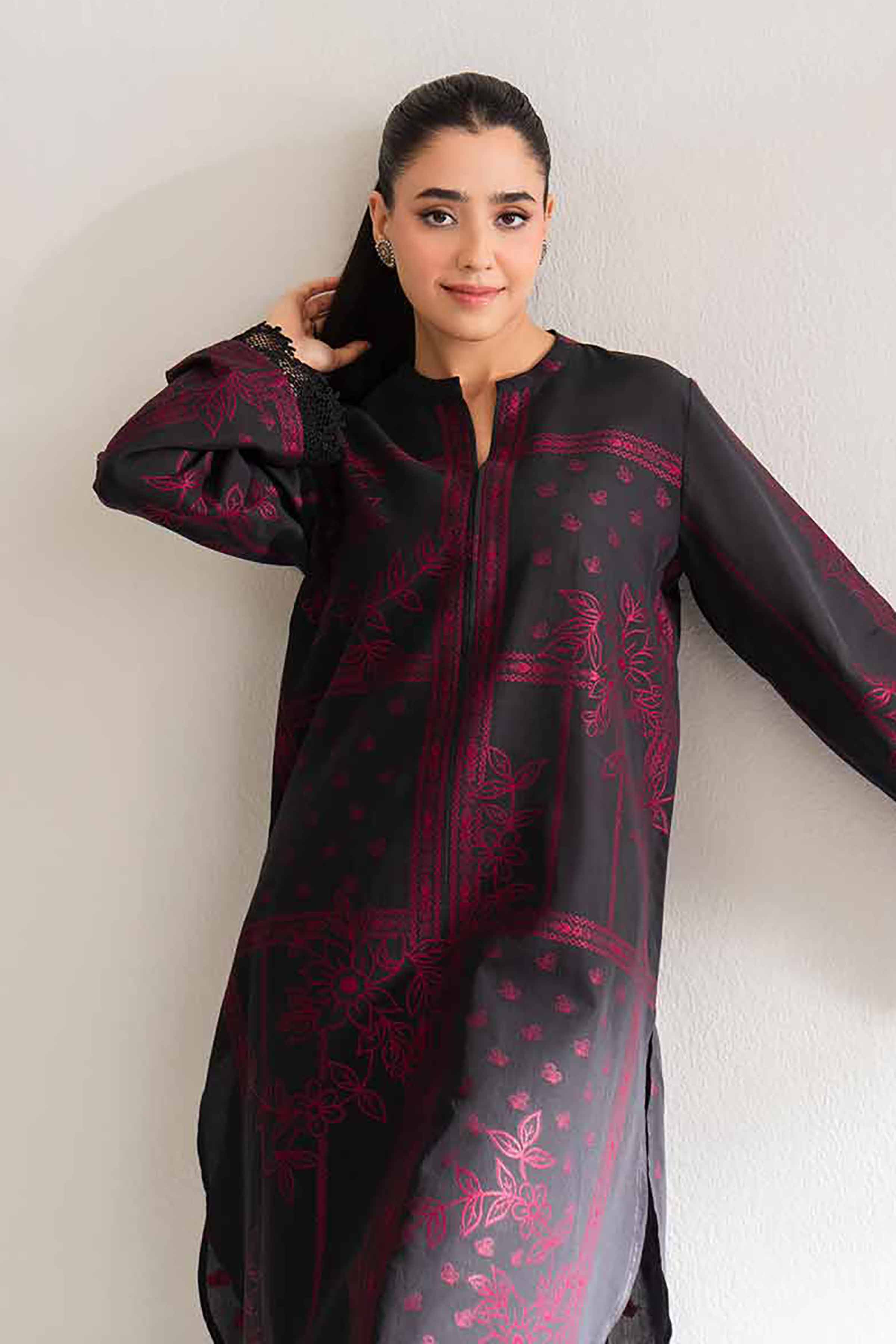 2 Piece - Jacquard Suit - 42501808 for Women - Unstitched Collection | Nishat | Shop Online