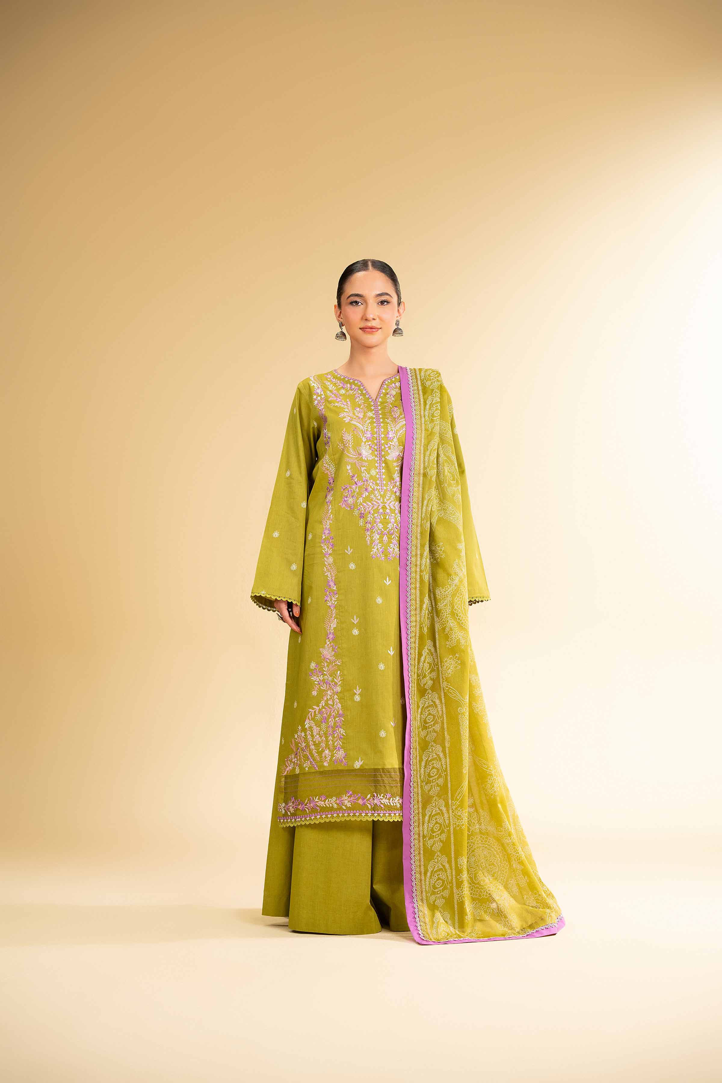 3 Piece - Paste Printed Embroidered Suit - 42501810 for Women - Unstitched Collection | Nishat | Shop Online