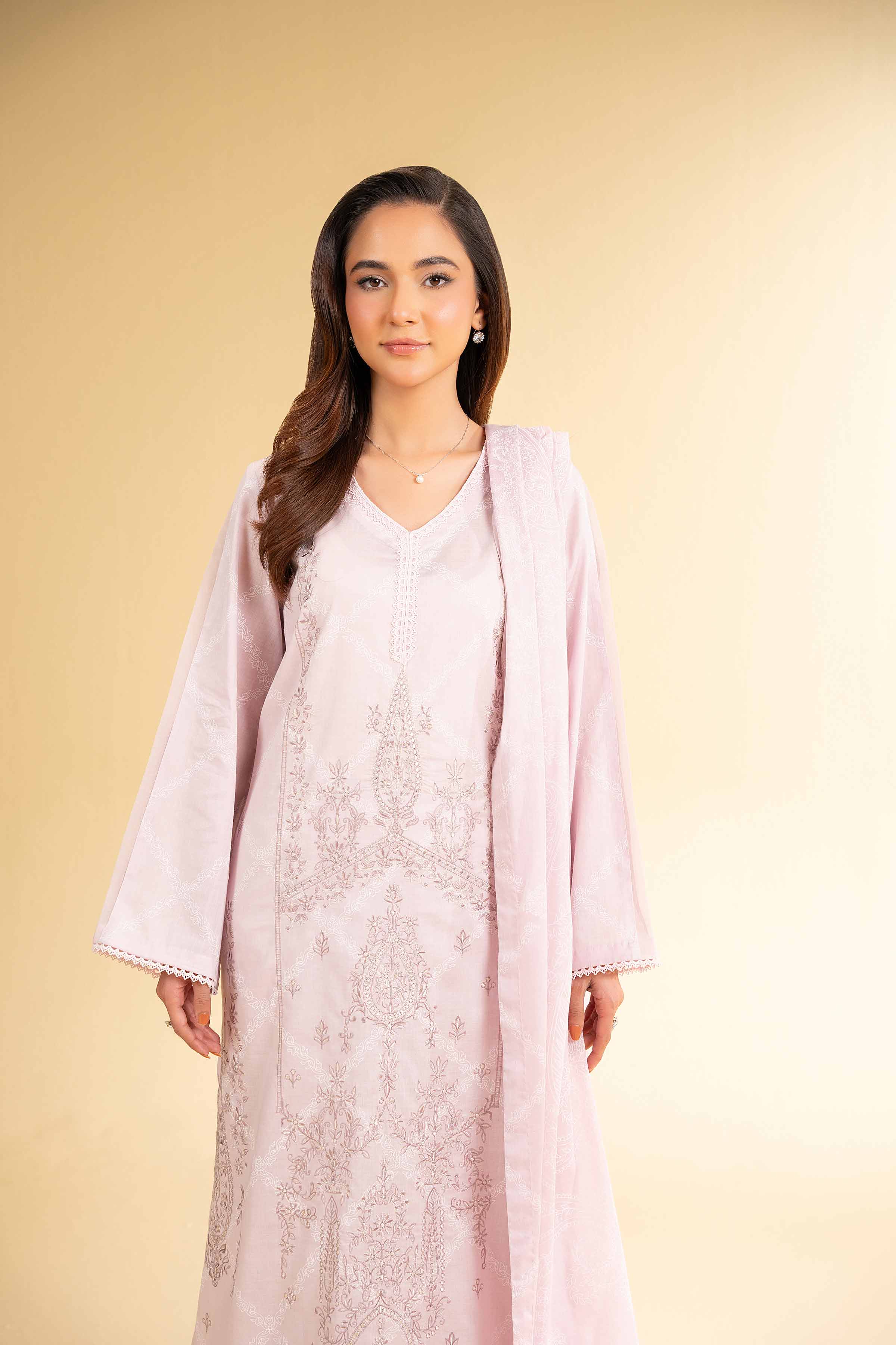 3 Piece - Paste Printed Embroidered Suit - 42501812 for Women - Unstitched Collection | Nishat | Shop Online