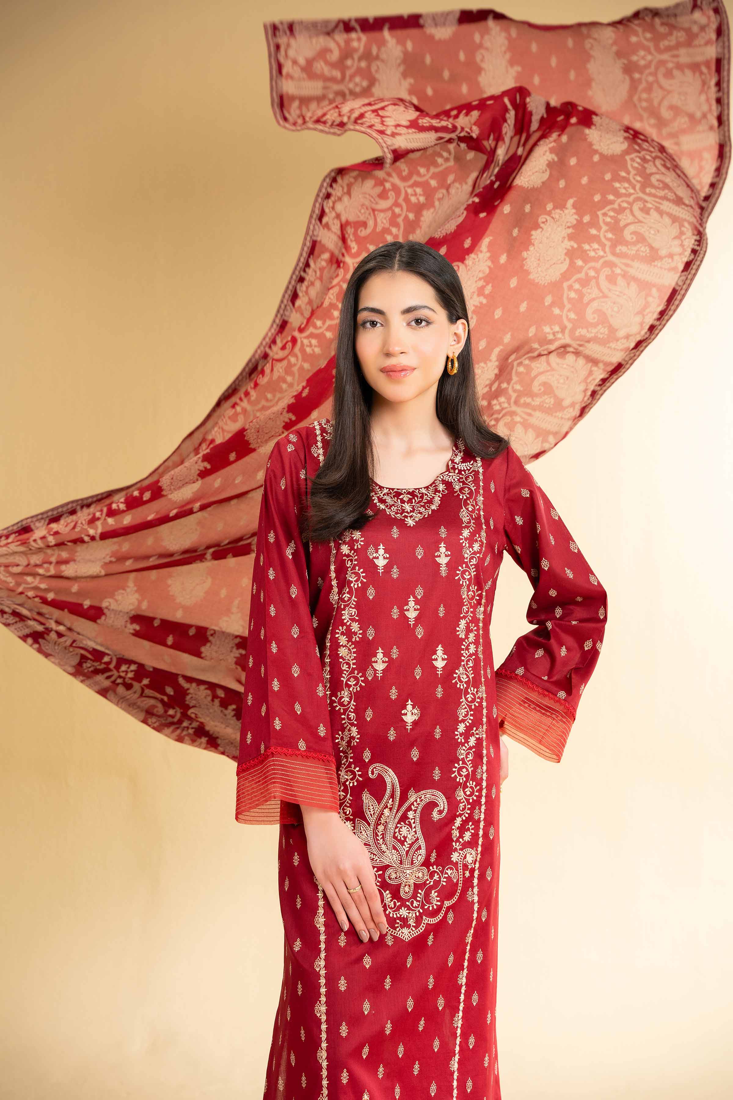 3 Piece - Paste Printed Embroidered Suit - 42501813 for Women - Unstitched Collection | Nishat | Shop Online