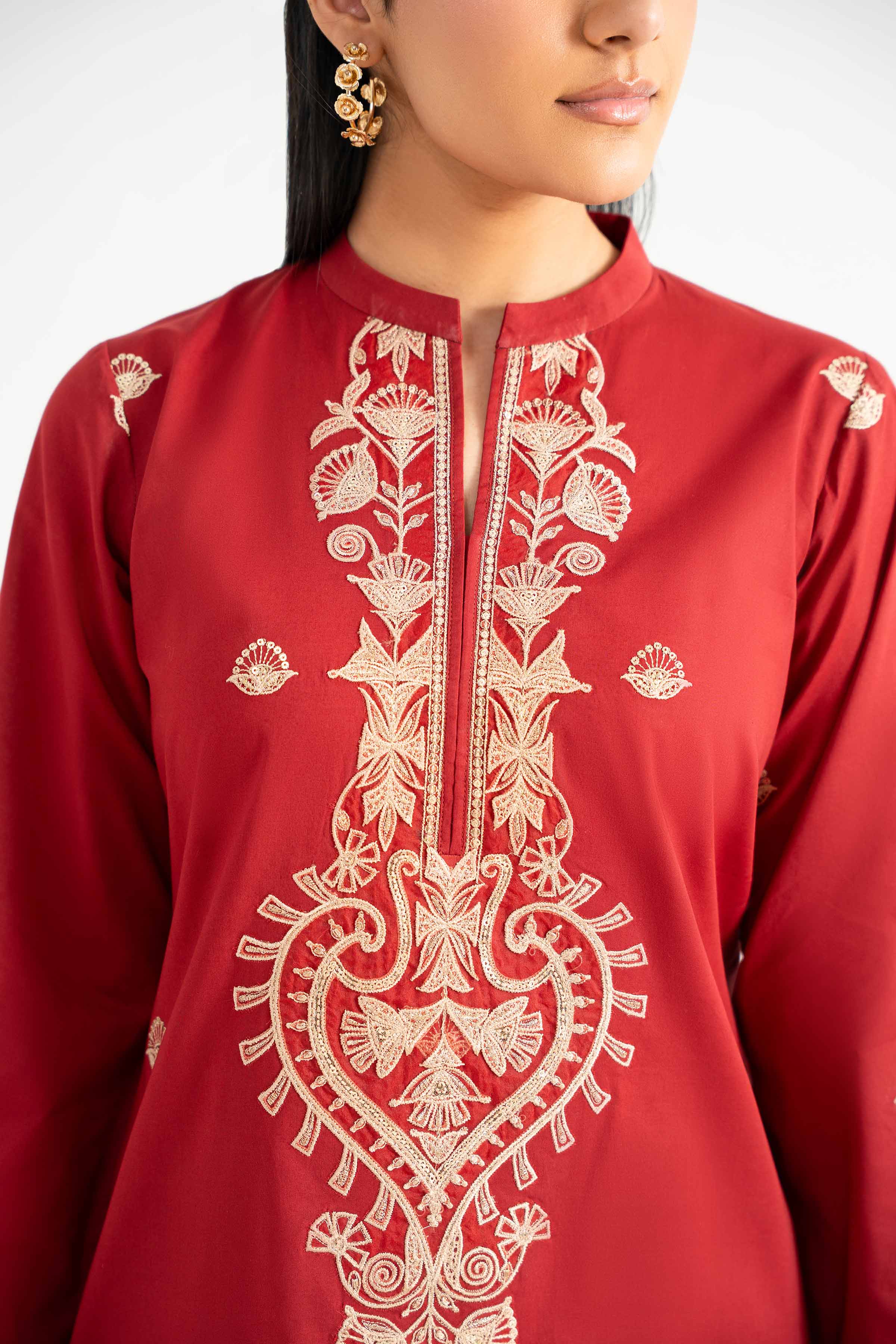 3 Piece - Jacquard Embroidered Suit - 42501819 for Women - Unstitched Collection | Nishat | Shop Online
