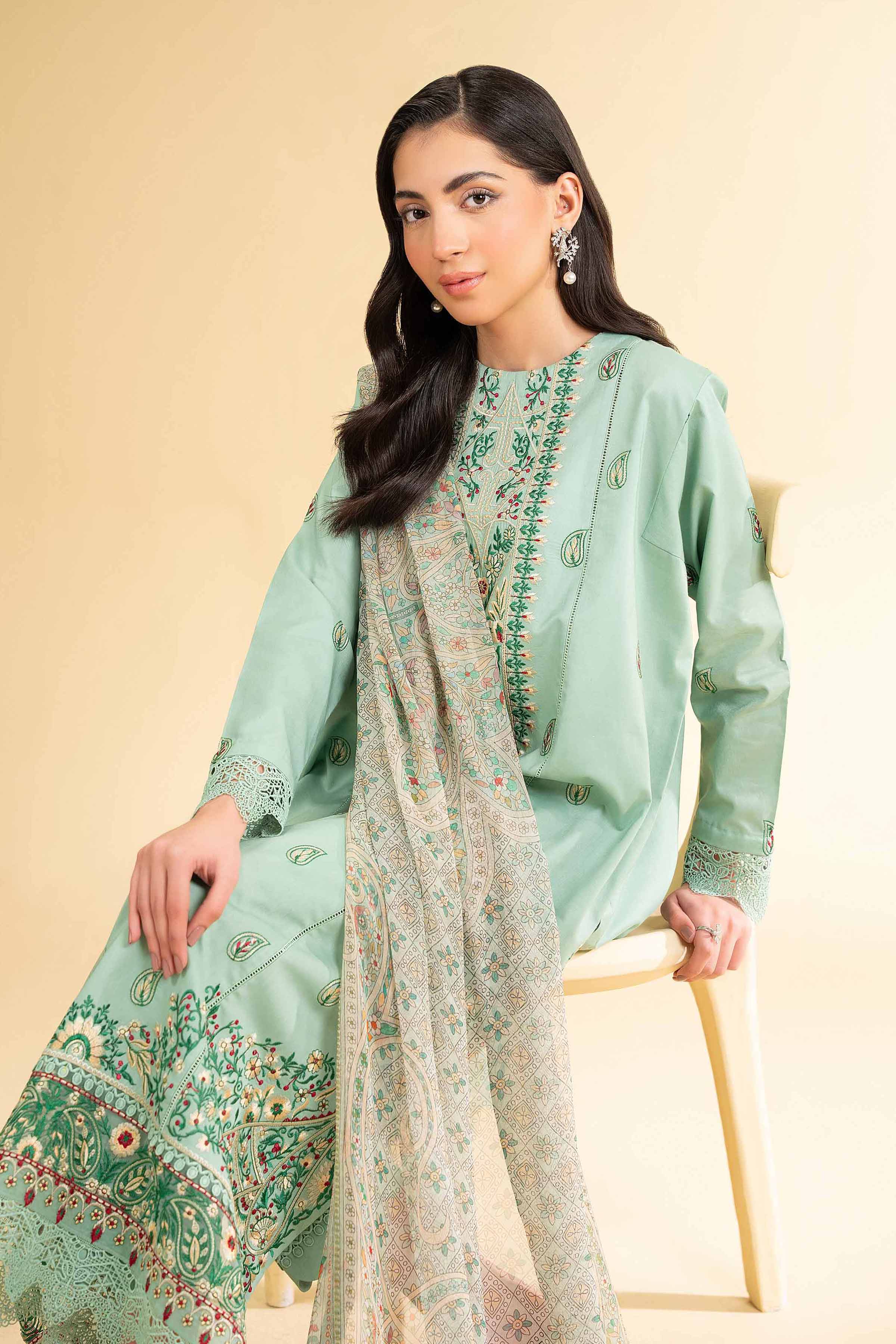 3 Piece - Jacquard Embroidered Suit - 42501822 for Women - Unstitched Collection | Nishat | Shop Online