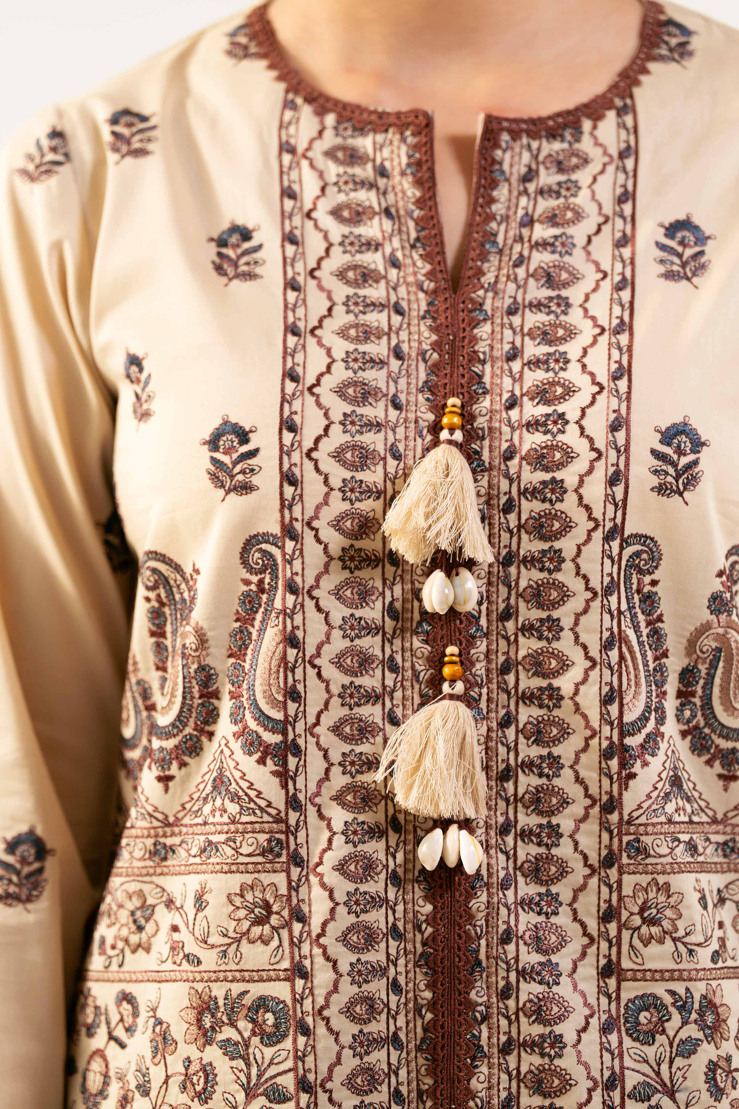 3 Piece - Digital Printed Embroidered Suit - 42501830 for Women - Unstitched Collection | Nishat | Shop Online