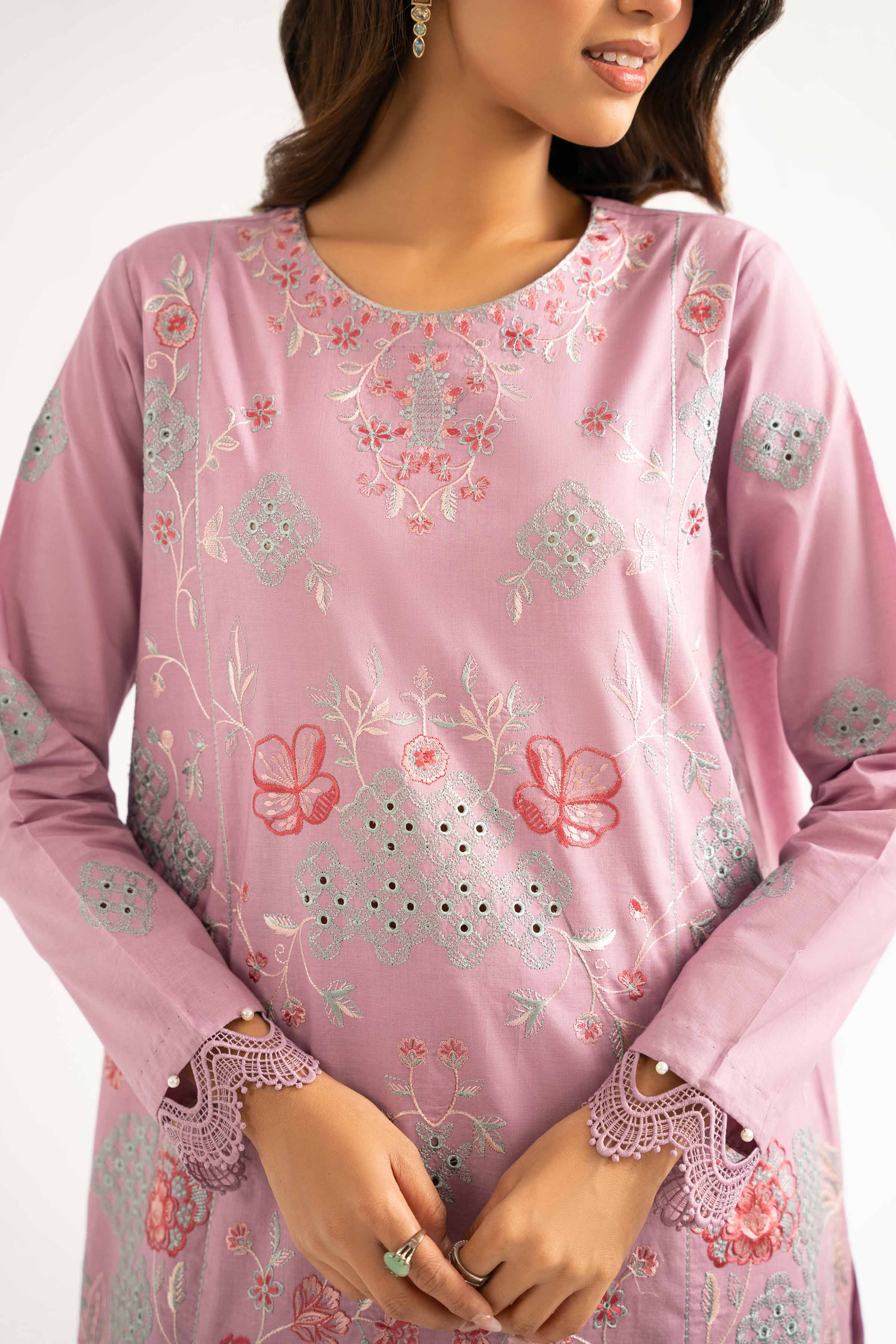 3 Piece - Digital Printed Embroidered Suit - 42501833 for Women - Unstitched Collection | Nishat | Shop Online