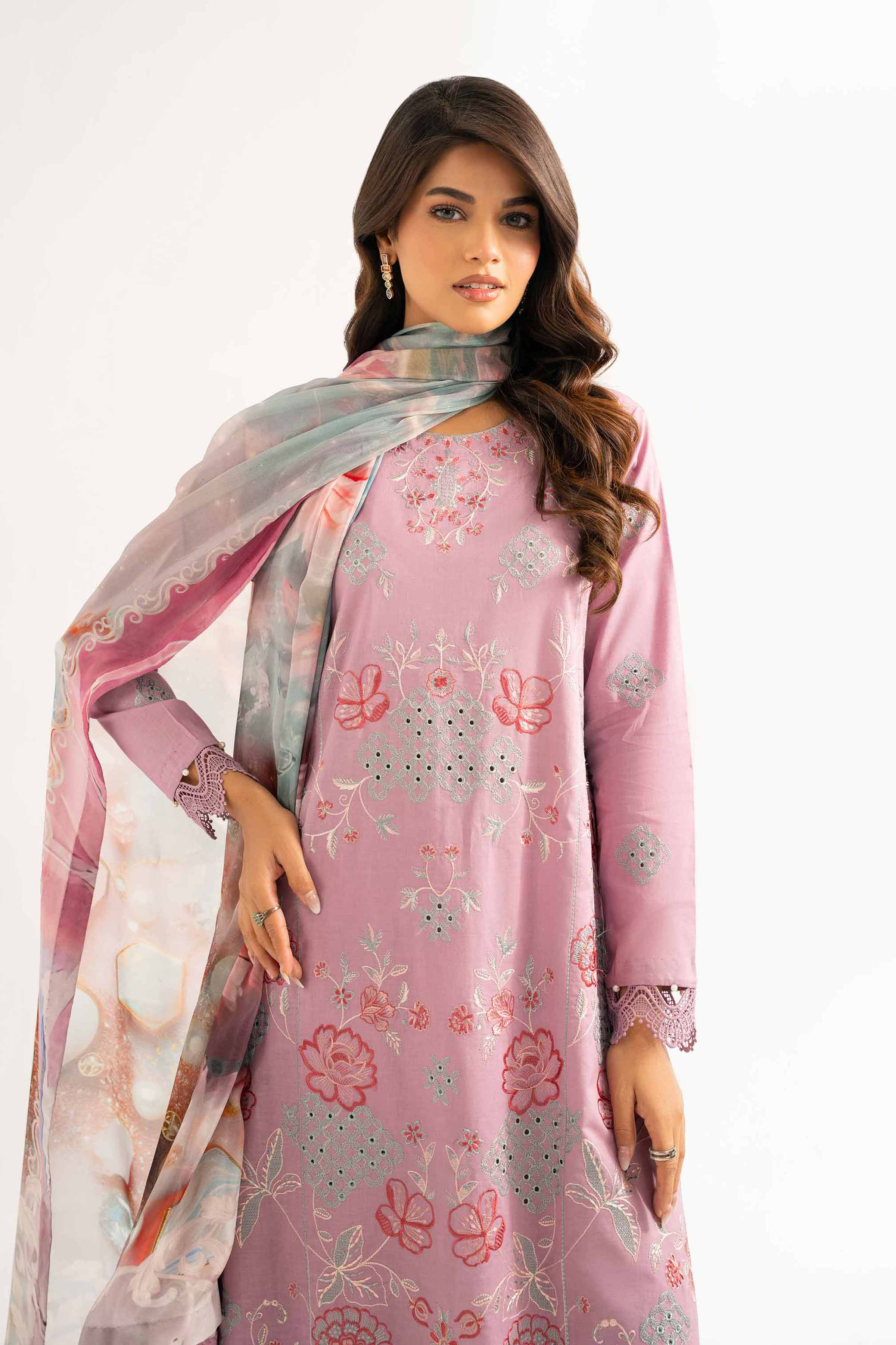 3 Piece - Digital Printed Embroidered Suit - 42501833 for Women - Unstitched Collection | Nishat | Shop Online