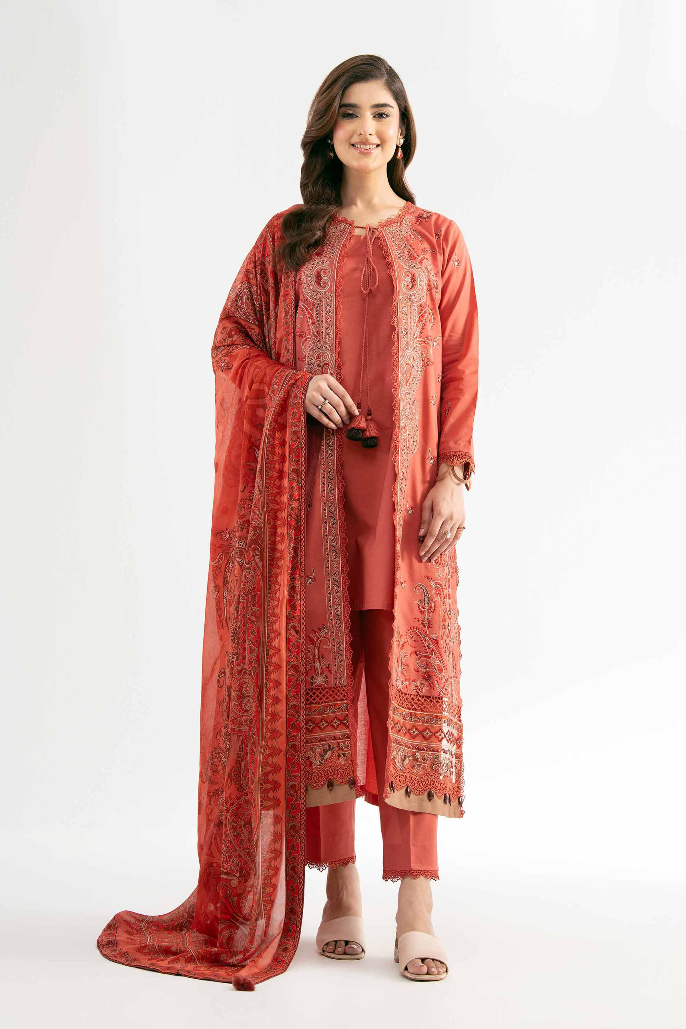 3 Piece - Digital Printed Embroidered Suit - 42501837 for Women - Unstitched Collection | Nishat | Shop Online
