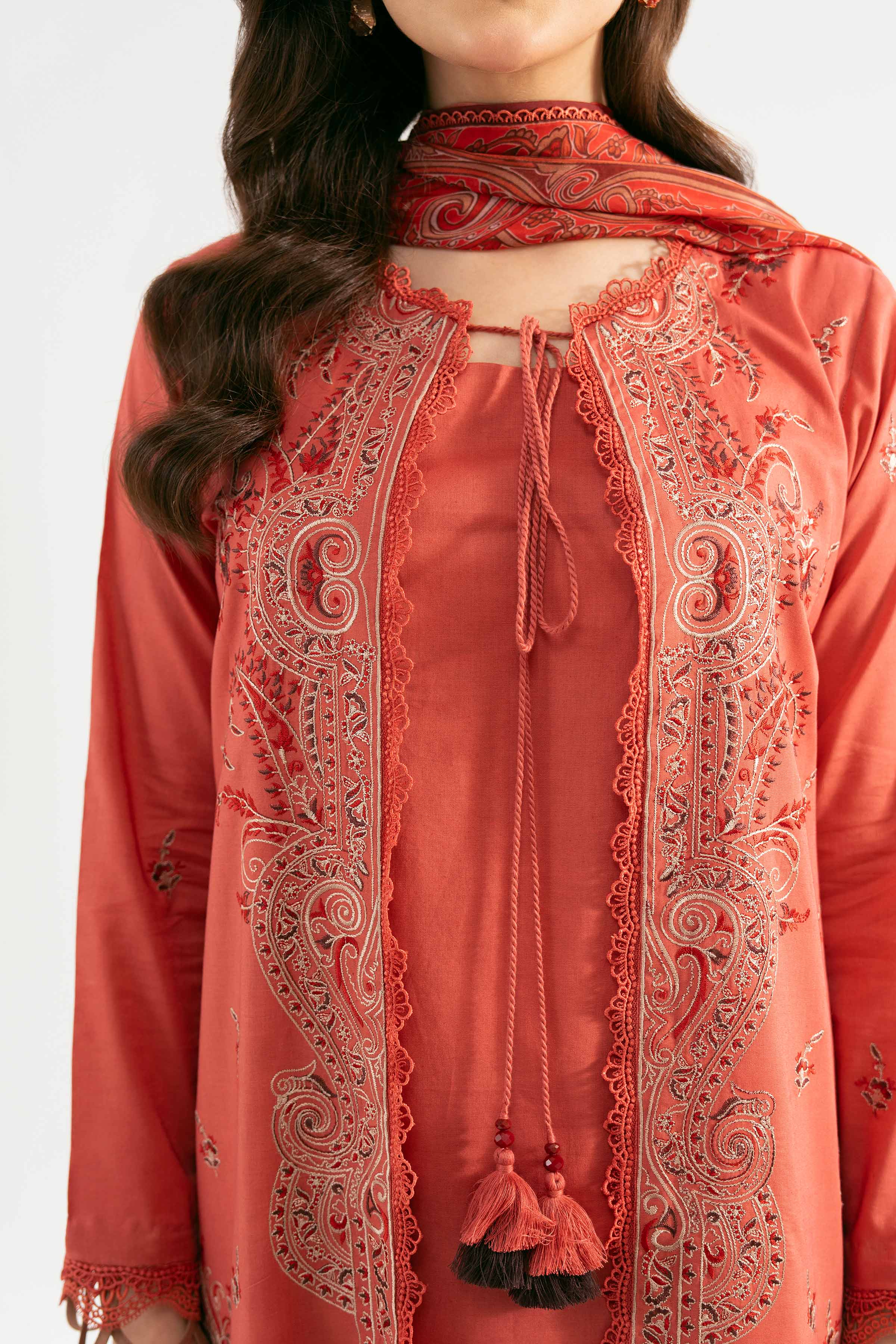 3 Piece - Digital Printed Embroidered Suit - 42501837 for Women - Unstitched Collection | Nishat | Shop Online
