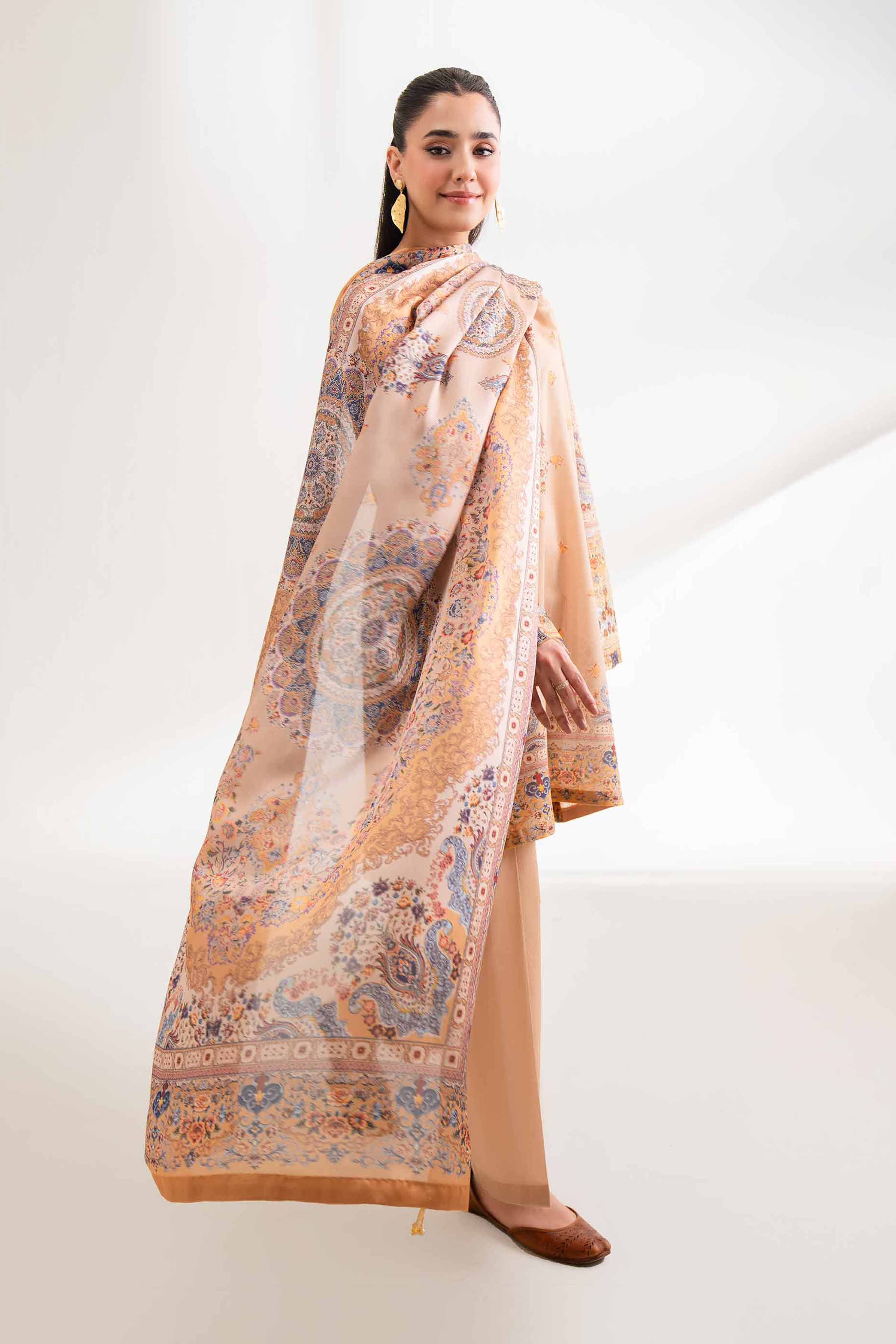 3 Piece - Digital Printed Embroidered Suit - 42501840 for Women - Unstitched Collection | Nishat | Shop Online