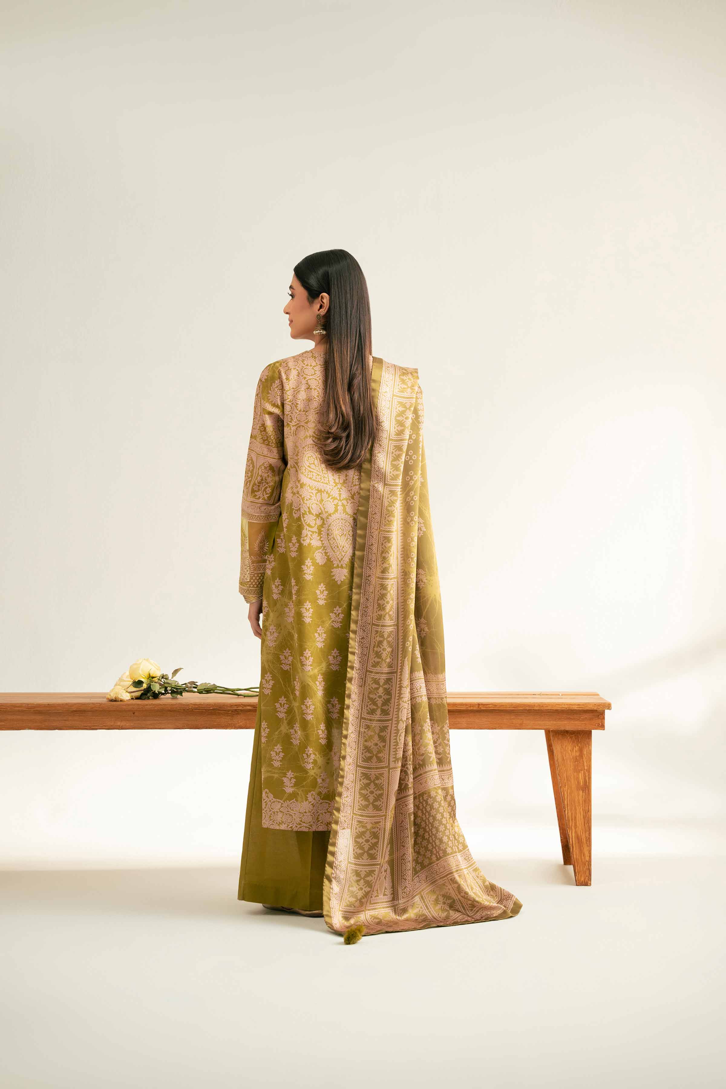 3 Piece - Digital Printed Embroidered Suit - 42501843 for Women - Unstitched Collection | Nishat | Shop Online