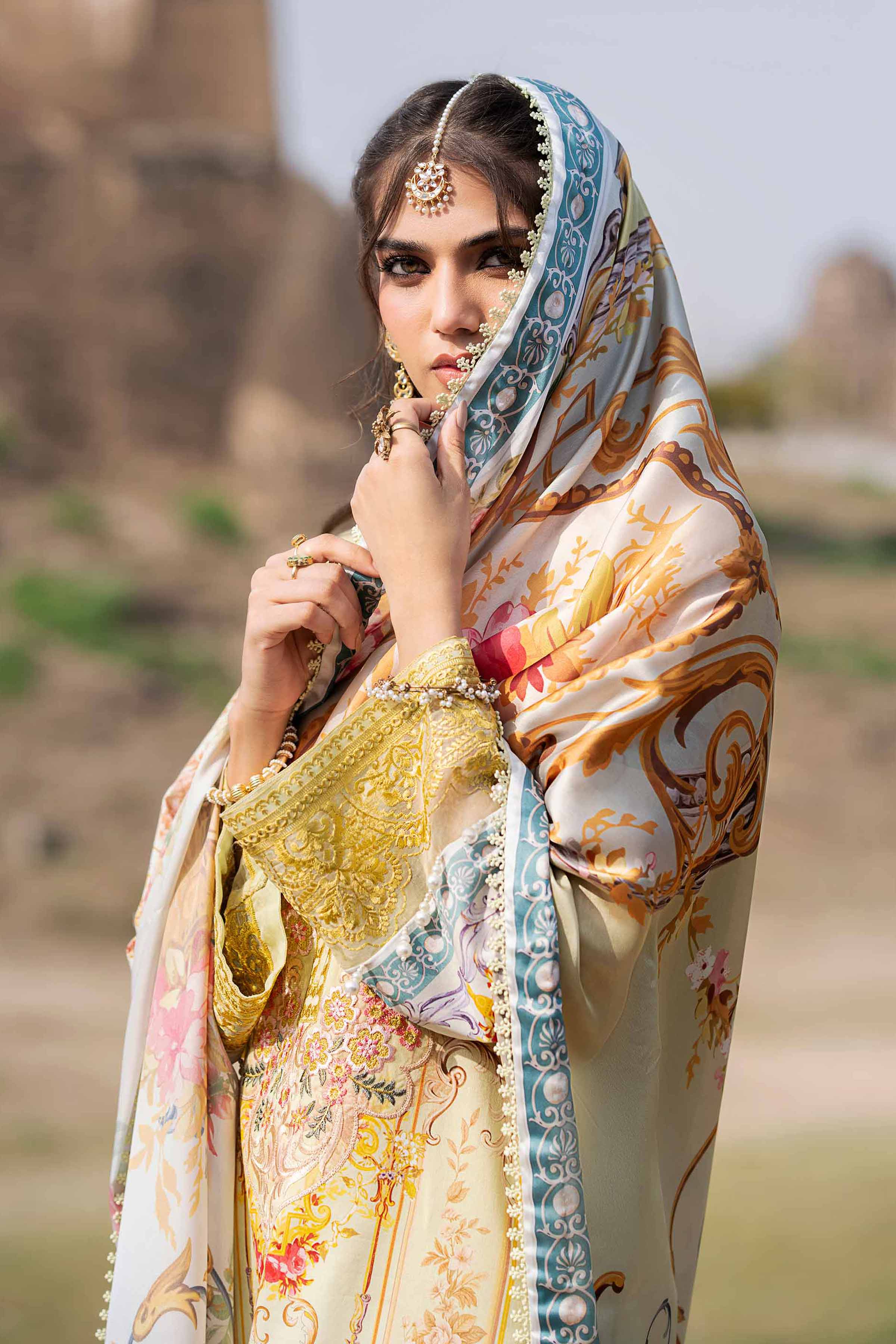 3 Piece - Digital Printed Embroidered Suit - 42501847 for Women - Unstitched Collection | Nishat | Shop Online