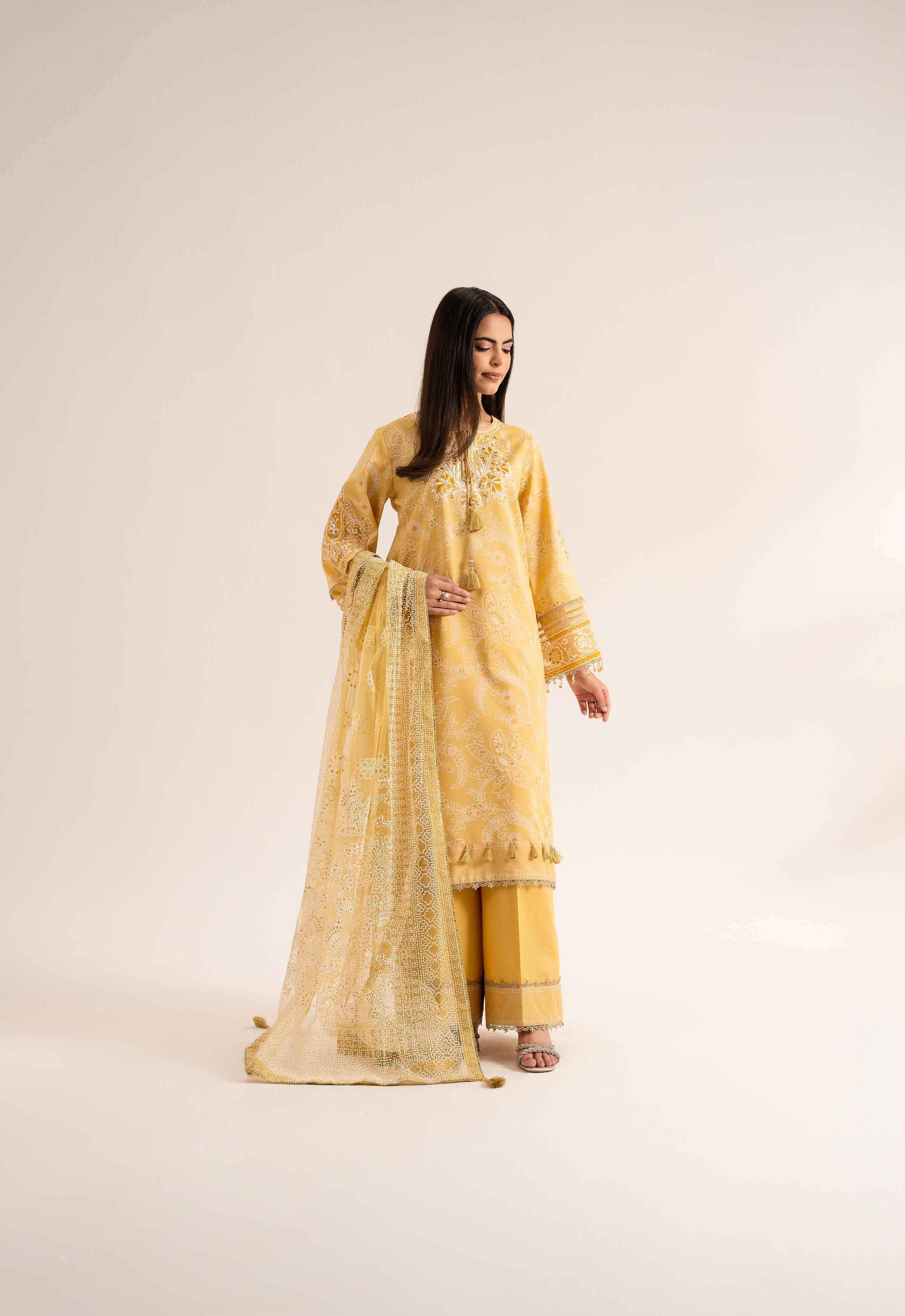 3 Piece - Paste Printed Suit - 42501850 for Women - Unstitched Collection | Nishat | Shop Online