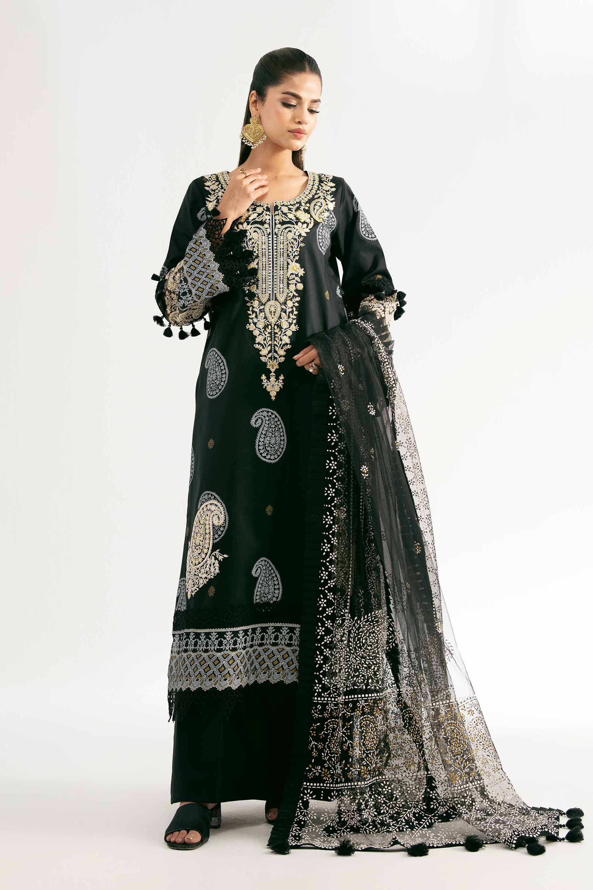 3 Piece - Paste Printed Suit - 42501851 for Women - Unstitched Collection | Nishat | Shop Online