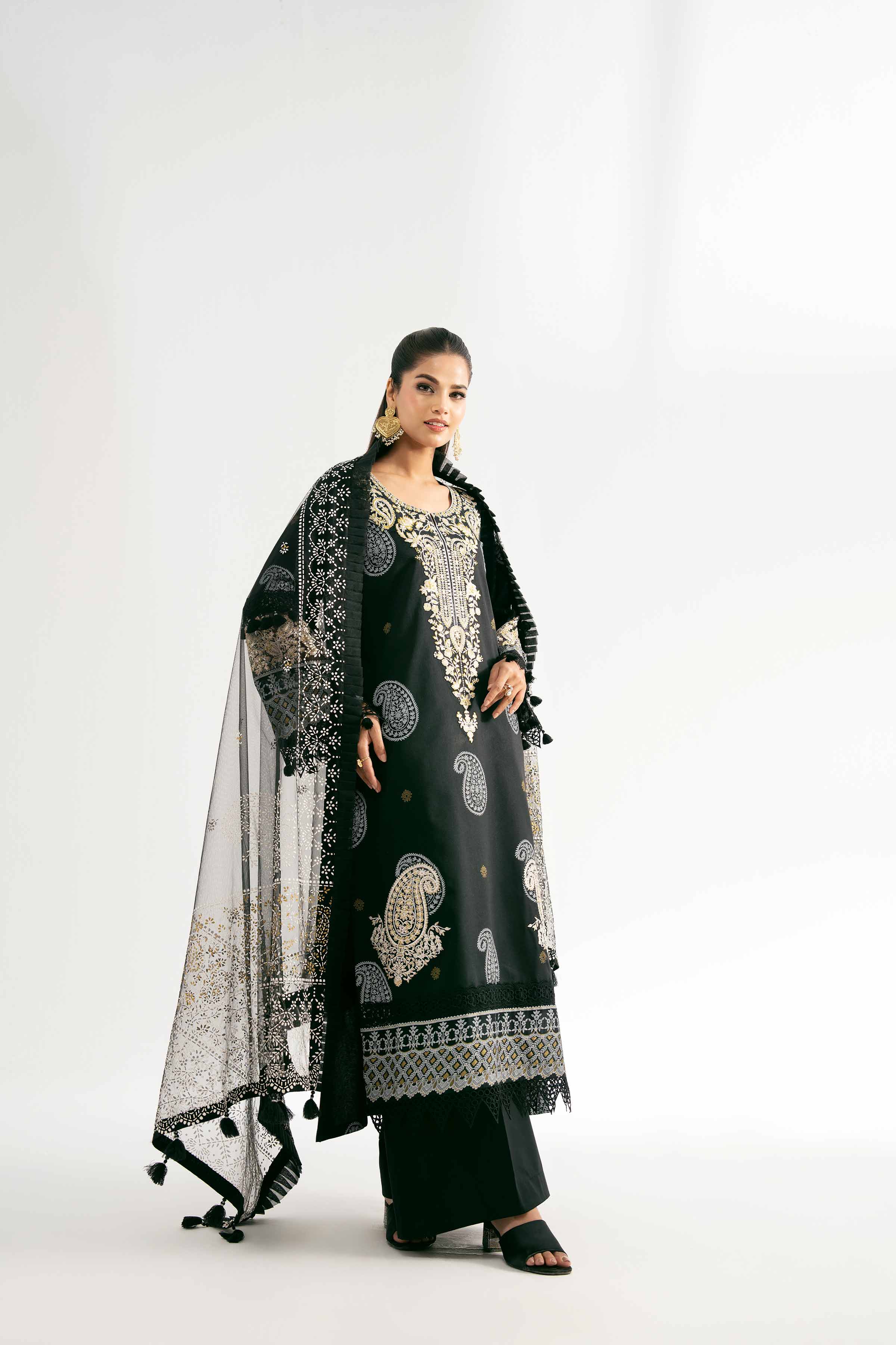 3 Piece - Paste Printed Suit - 42501851 for Women - Unstitched Collection | Nishat | Shop Online