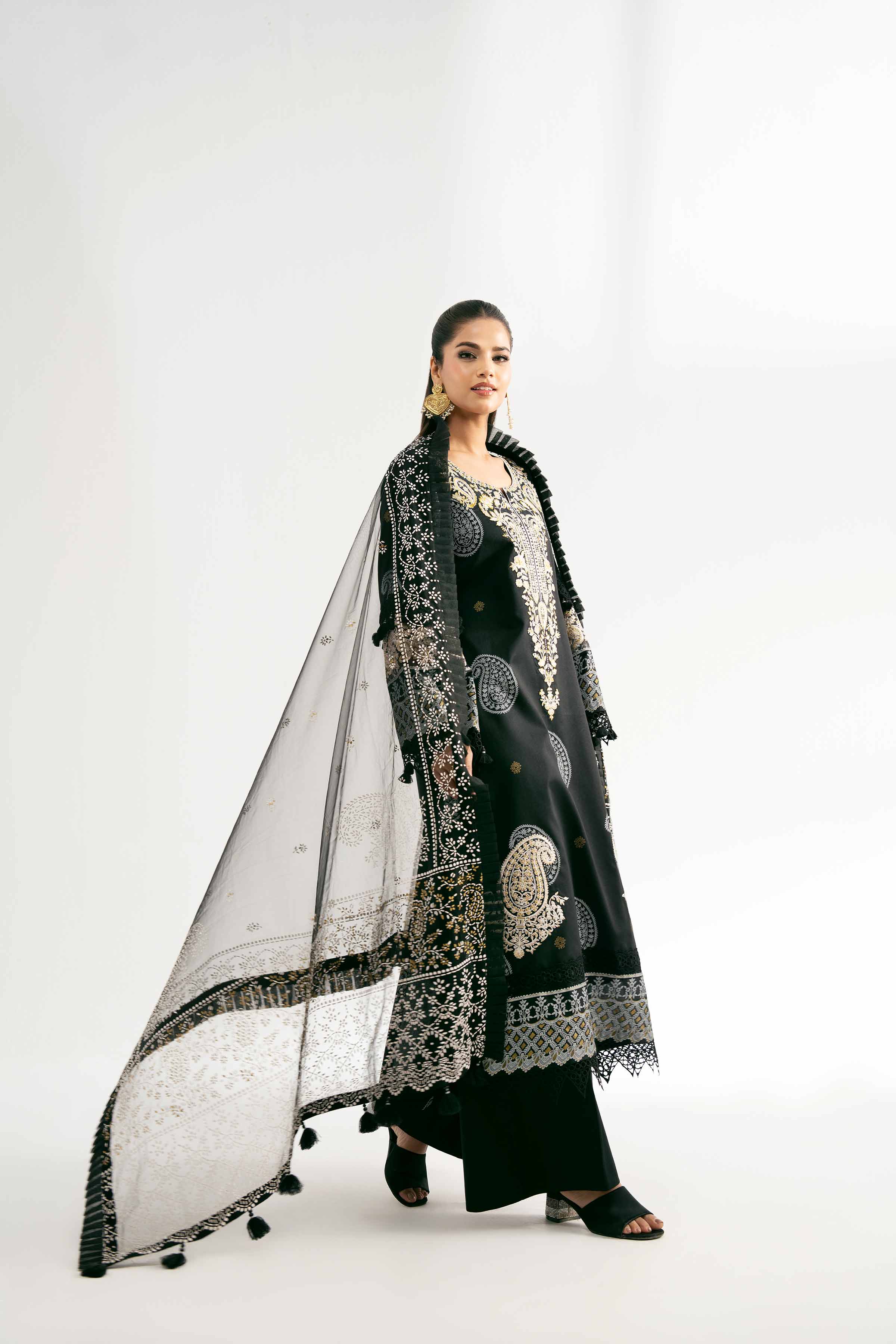 3 Piece - Paste Printed Suit - 42501851 for Women - Unstitched Collection | Nishat | Shop Online