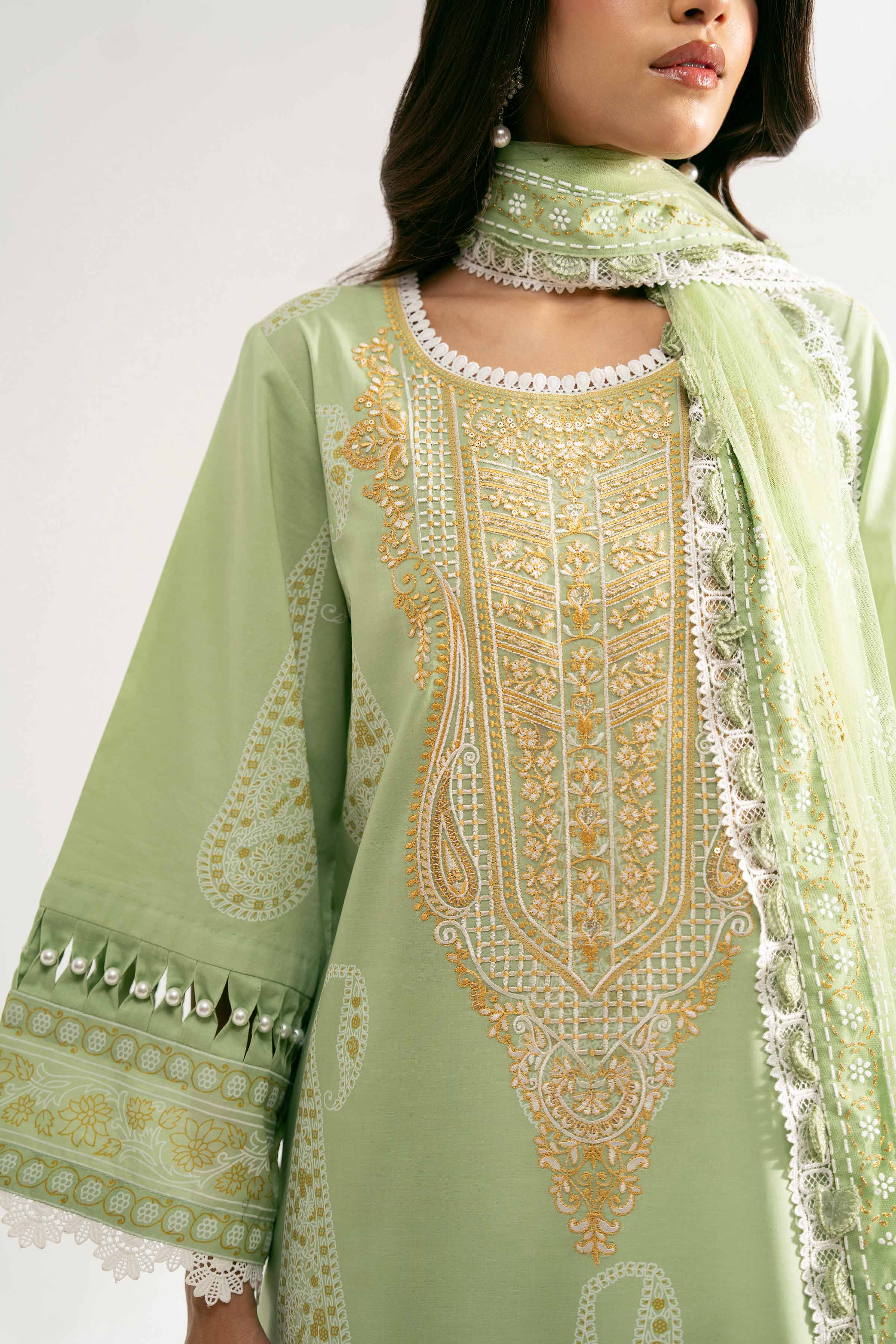 3 Piece - Paste Printed Suit - 42501853 for Women - Unstitched Collection | Nishat | Shop Online