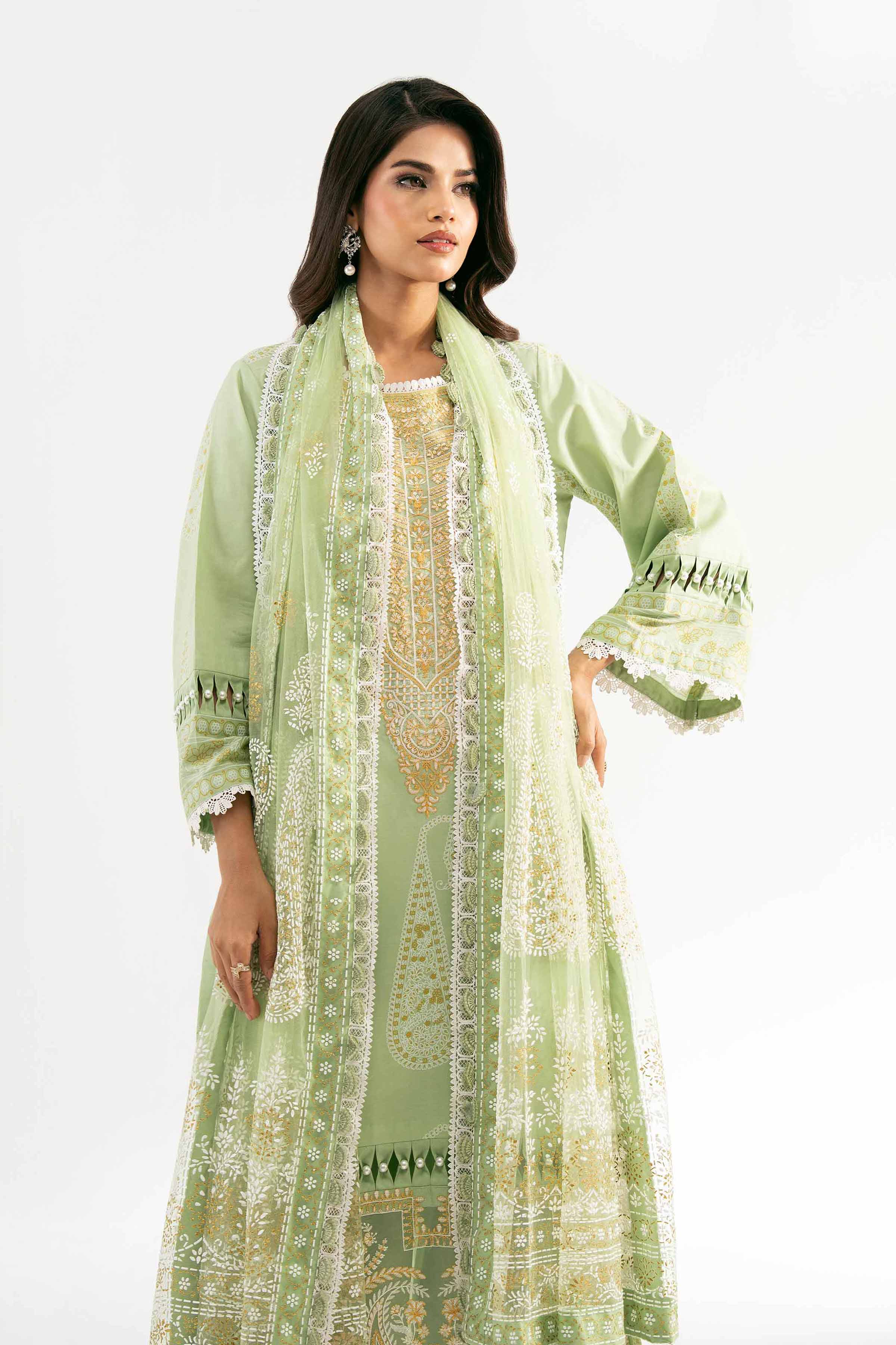 3 Piece - Paste Printed Suit - 42501853 for Women - Unstitched Collection | Nishat | Shop Online