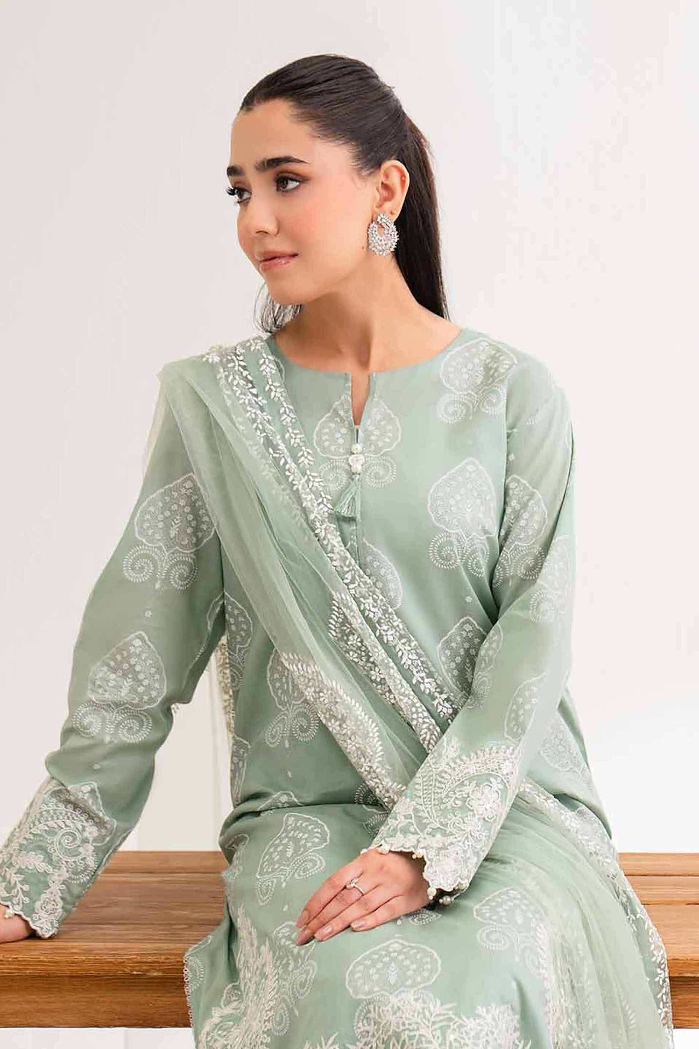 3 Piece - Paste Printed Suit - 42501855 for Women - Unstitched Collection | Nishat | Shop Online
