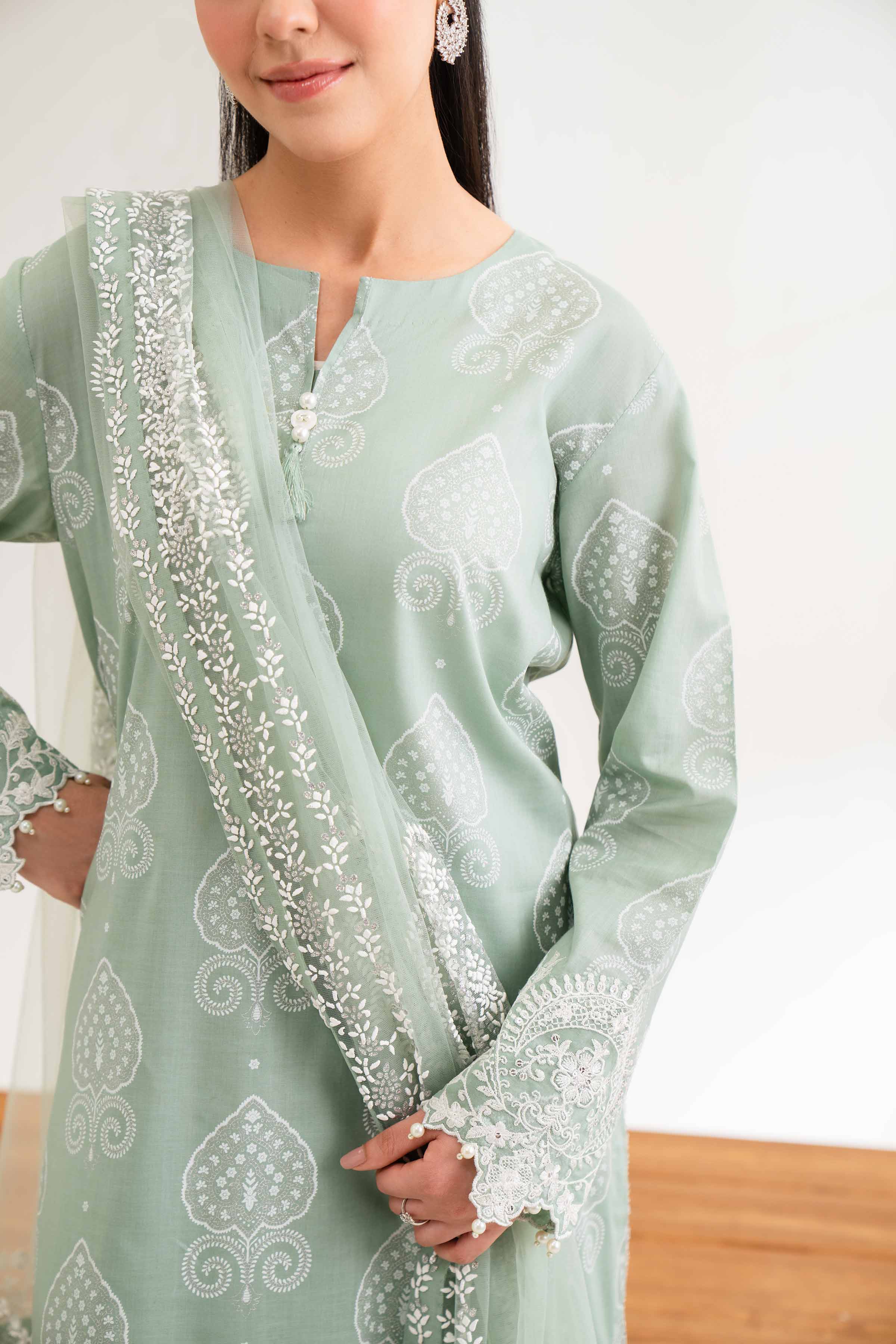 3 Piece - Paste Printed Suit - 42501855 for Women - Unstitched Collection | Nishat | Shop Online