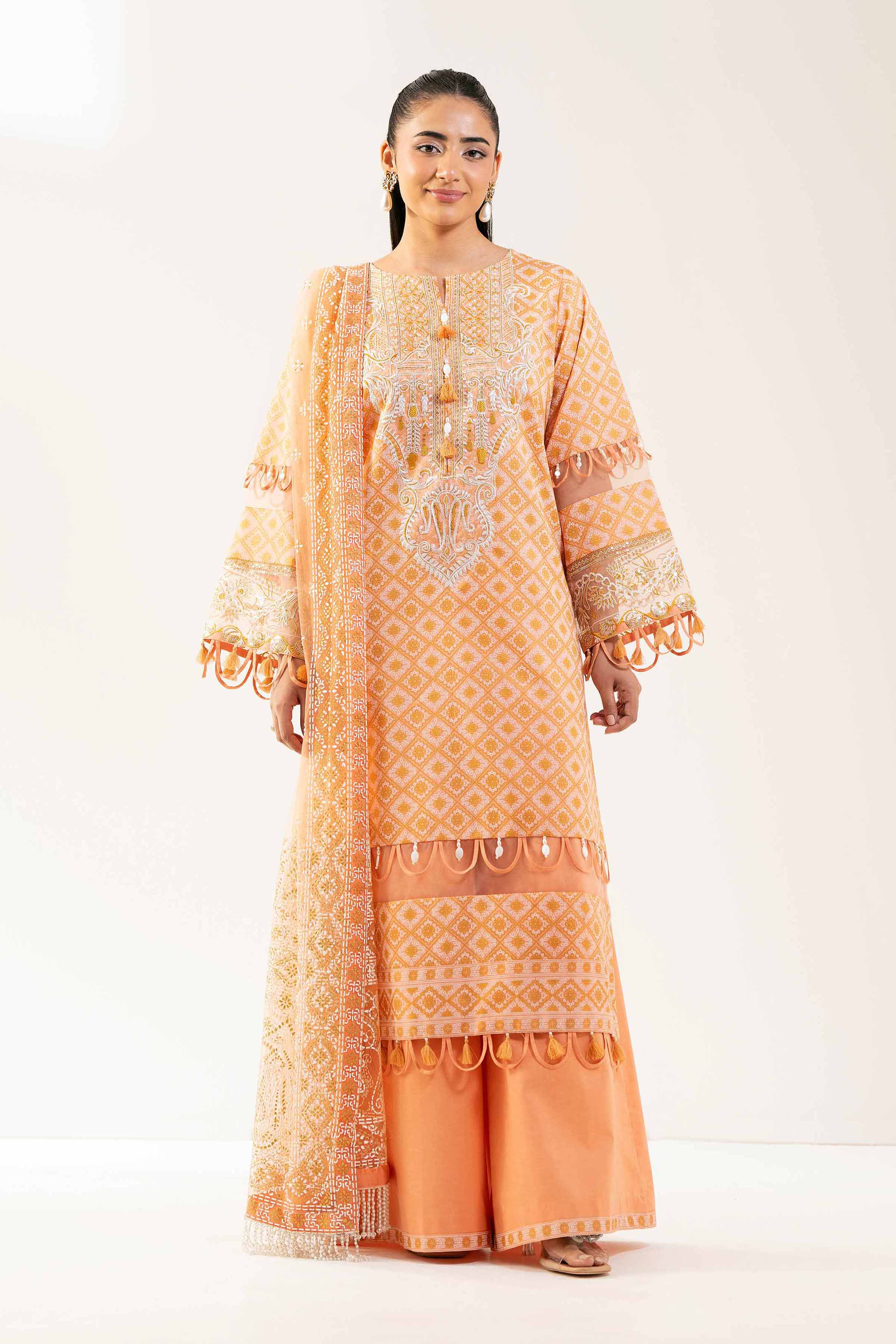 3 Piece - Paste Printed Suit - 42501856 for Women - Unstitched Collection | Nishat | Shop Online