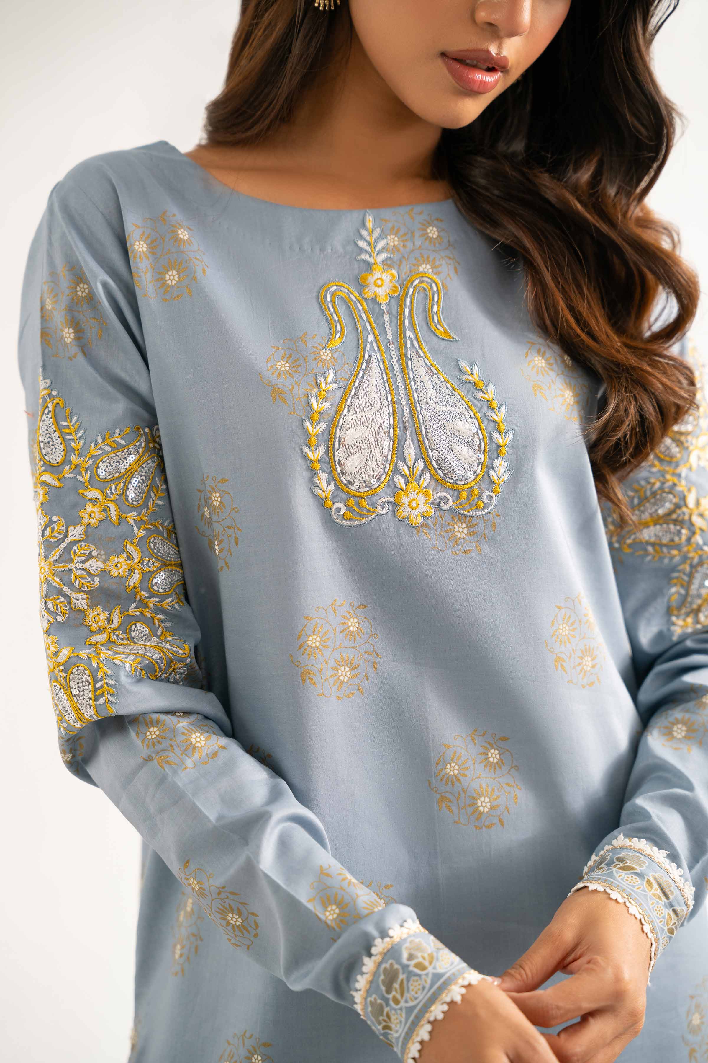3 Piece - Paste Printed Suit - 42501858 for Women - Unstitched Collection | Nishat | Shop Online