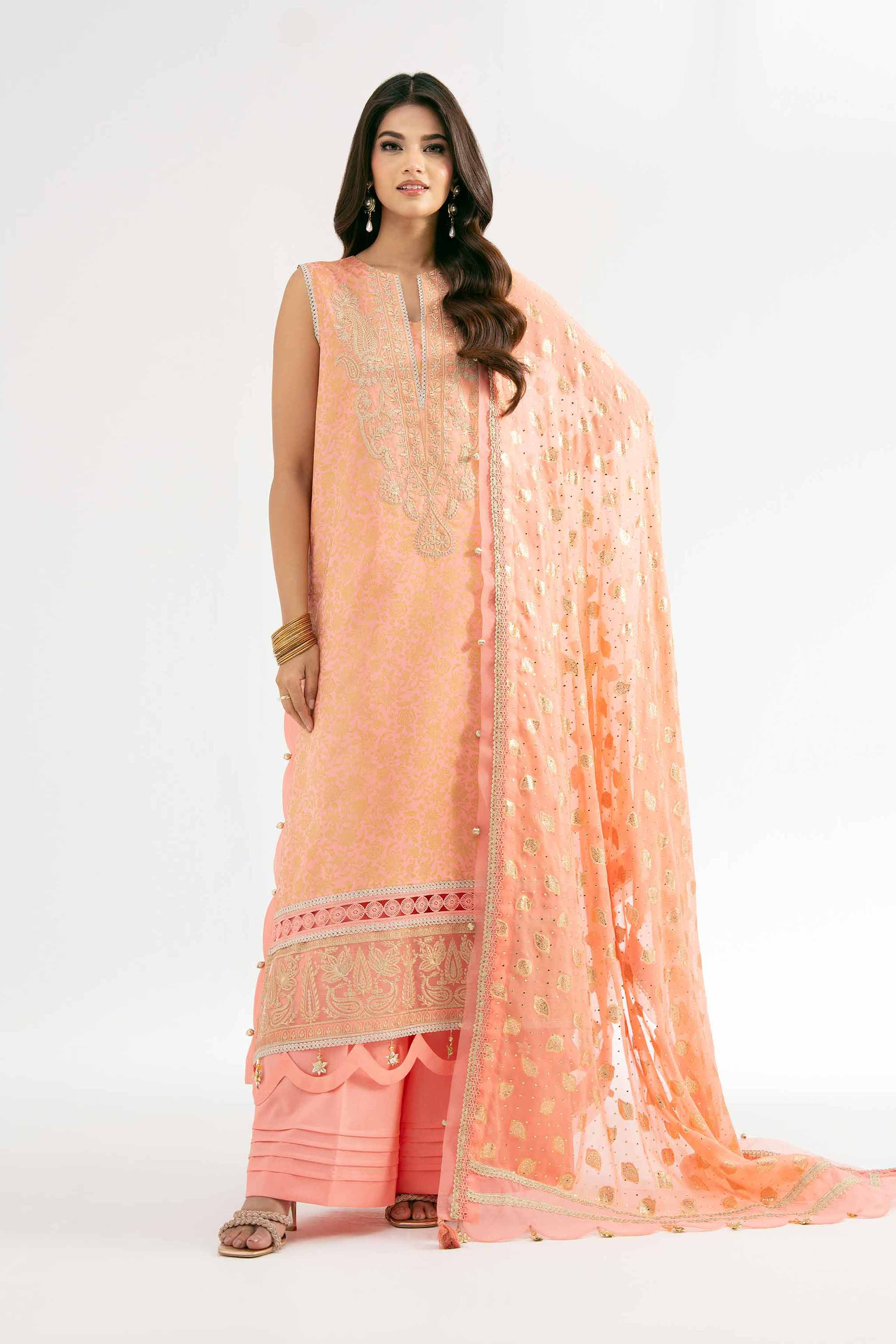 3 Piece - Digital Printed Embroidered Suit - 42501859 for Women - Unstitched Collection | Nishat | Shop Online