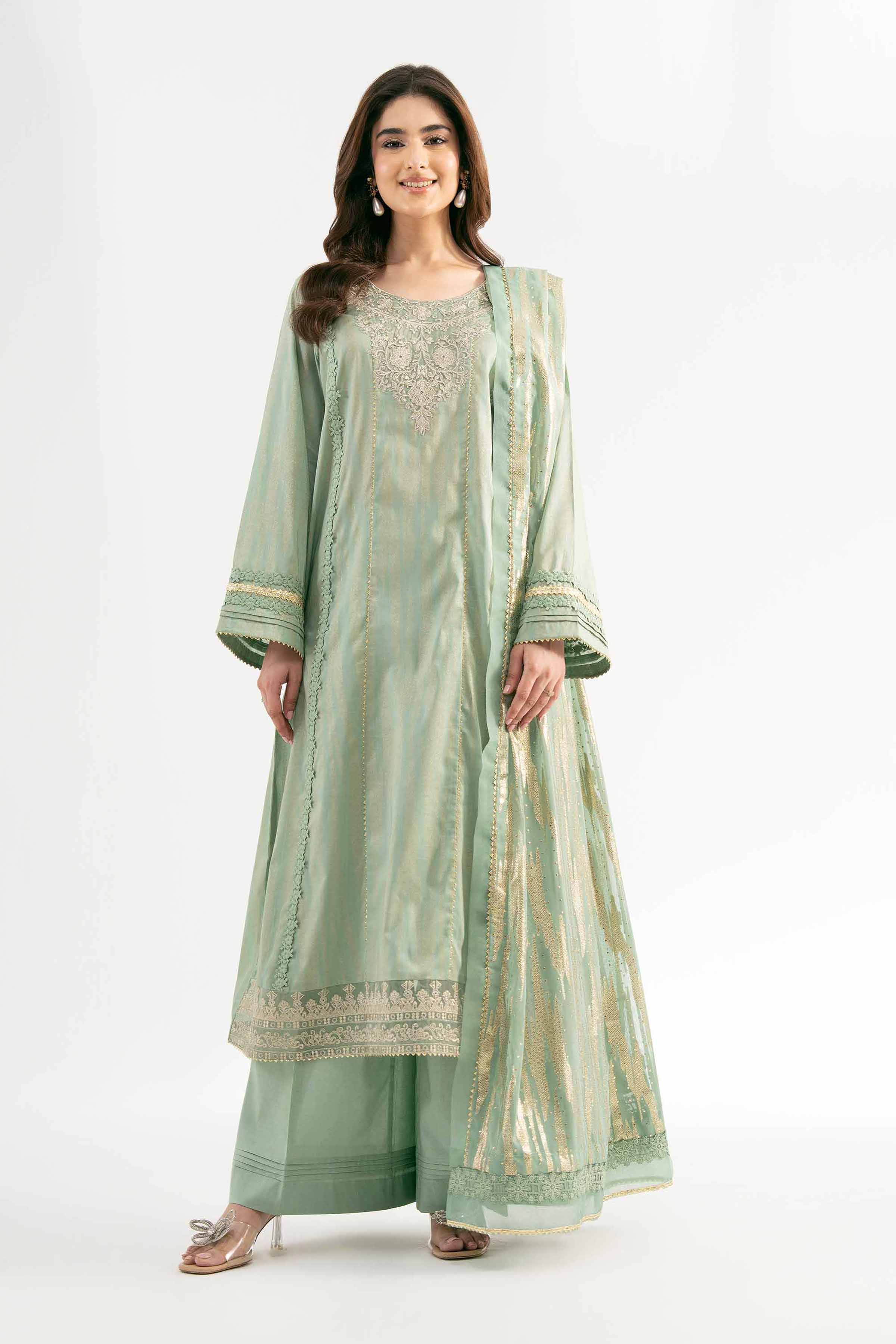 3 Piece - Digital Printed Embroidered Suit - 42501860 for Women - Unstitched Collection | Nishat | Shop Online