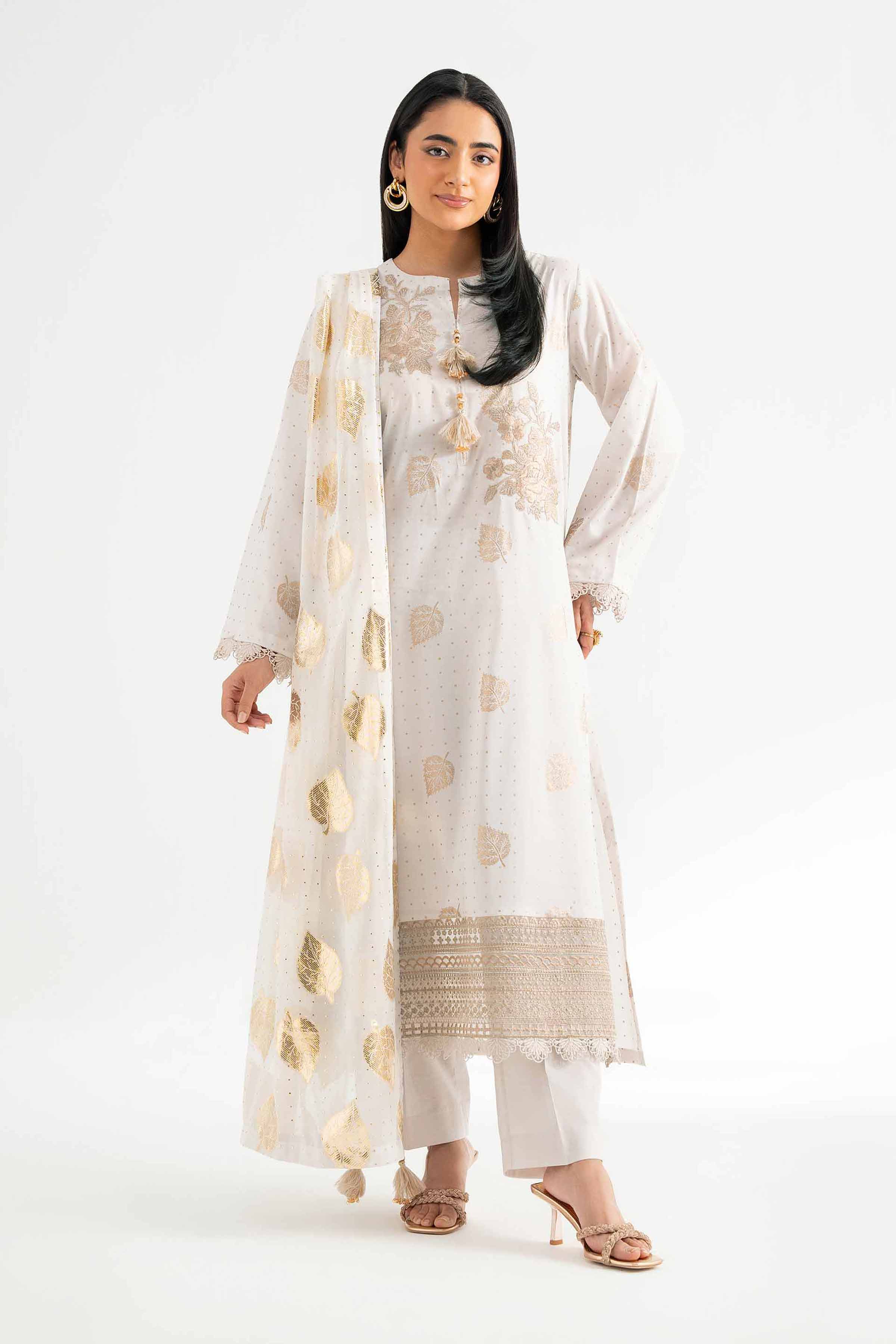 3 Piece - Digital Printed Embroidered Suit - 42501861 for Women - Unstitched Collection | Nishat | Shop Online