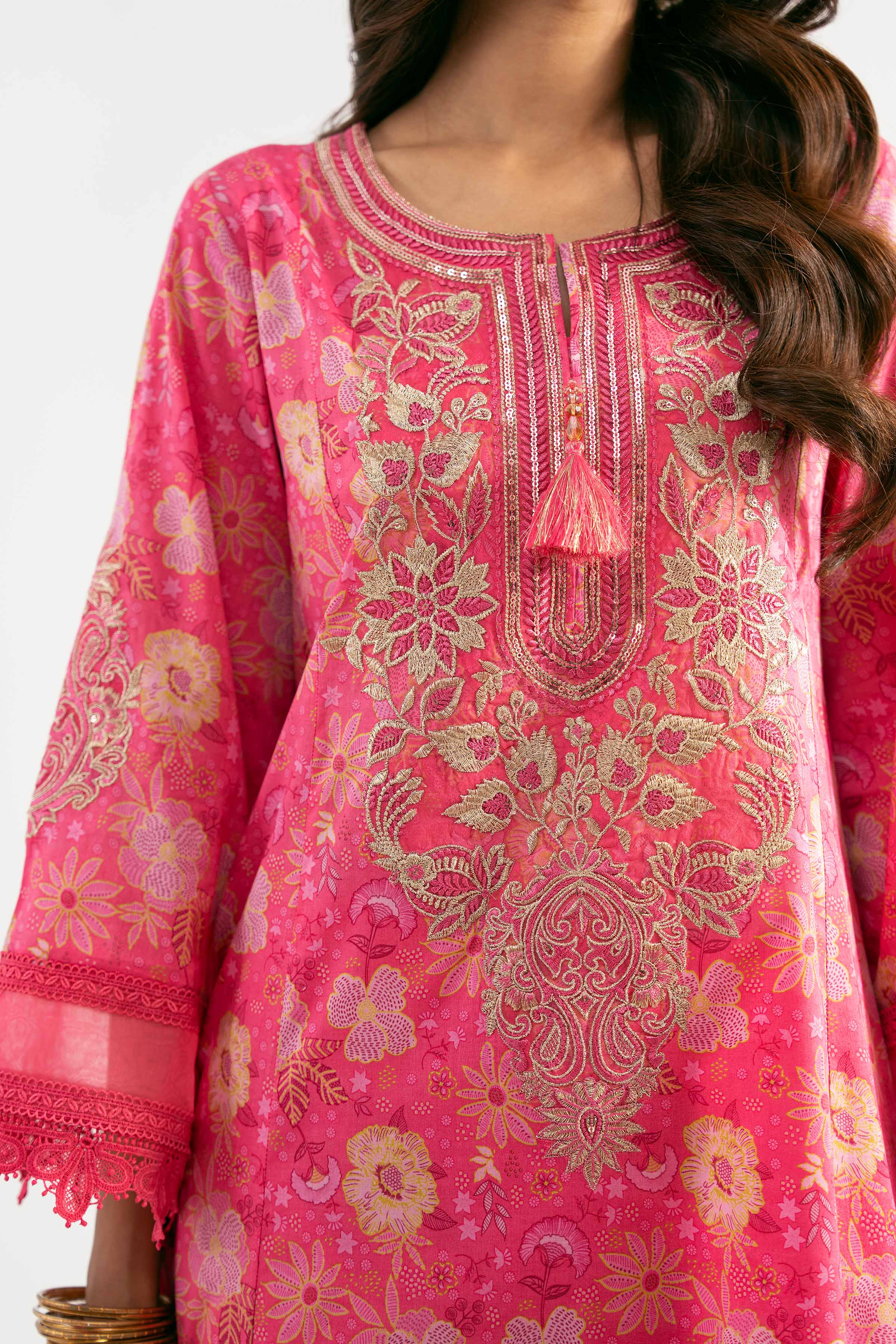 3 Piece - Digital Printed Embroidered Suit - 42501865 for Women - Unstitched Collection | Nishat | Shop Online