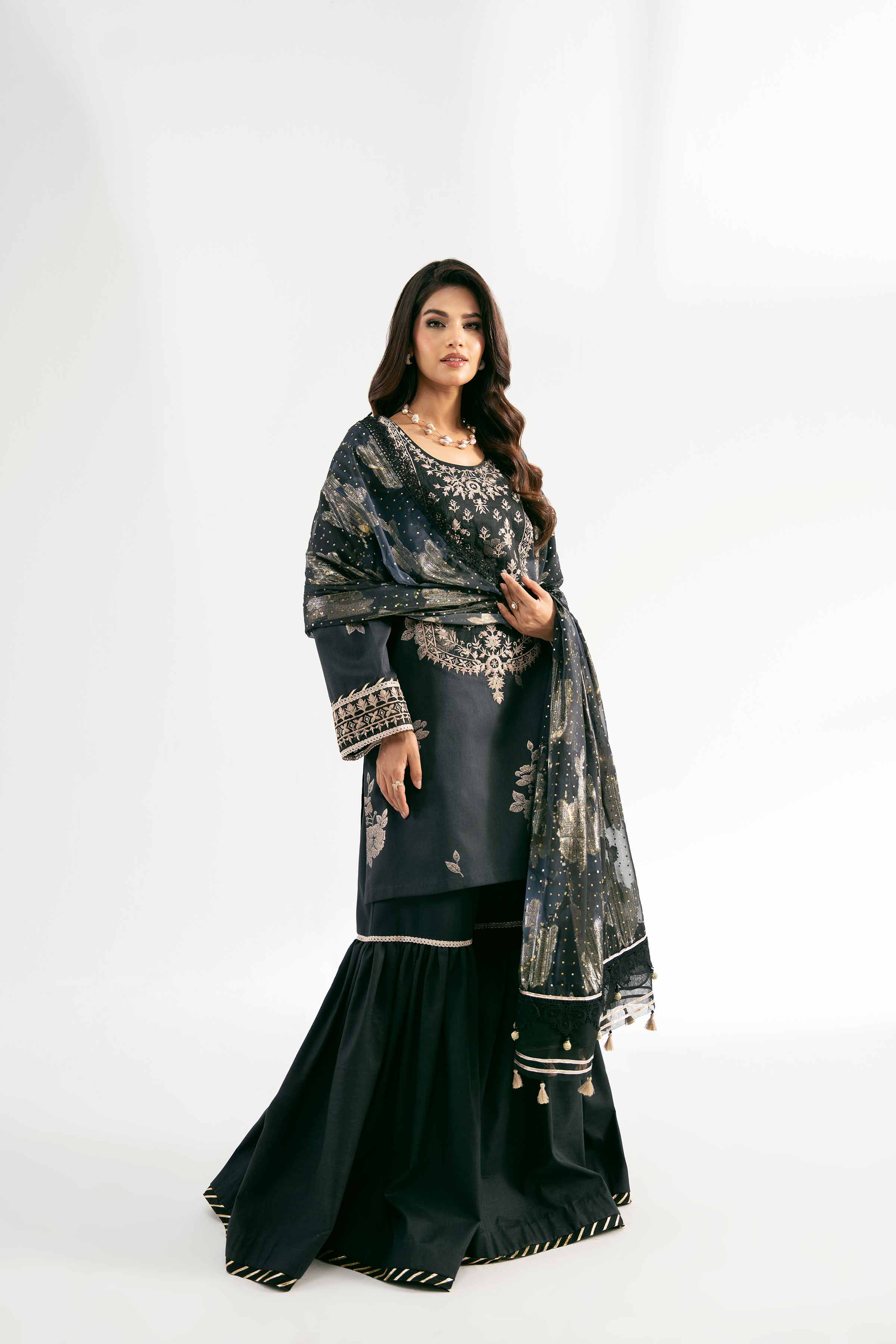 3 Piece - Digital Printed Embroidered Suit - 42501867 for Women - Unstitched Collection | Nishat | Shop Online