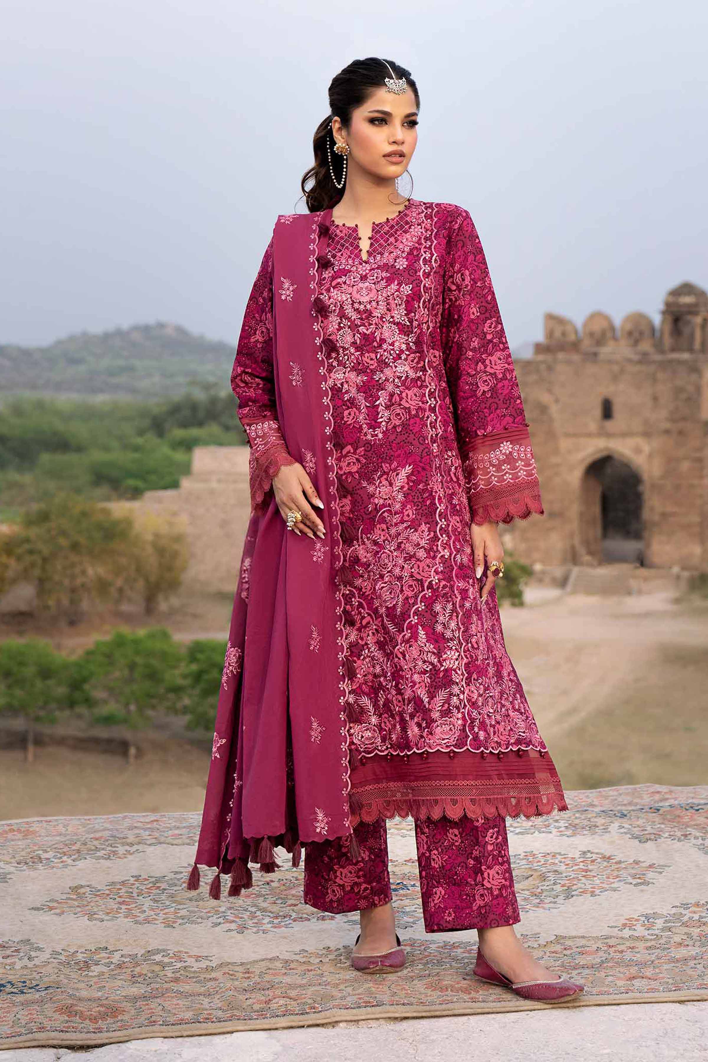 3 Piece - Printed Embroidered Suit - 42501870 for Women - Unstitched Collection | Nishat | Shop Online
