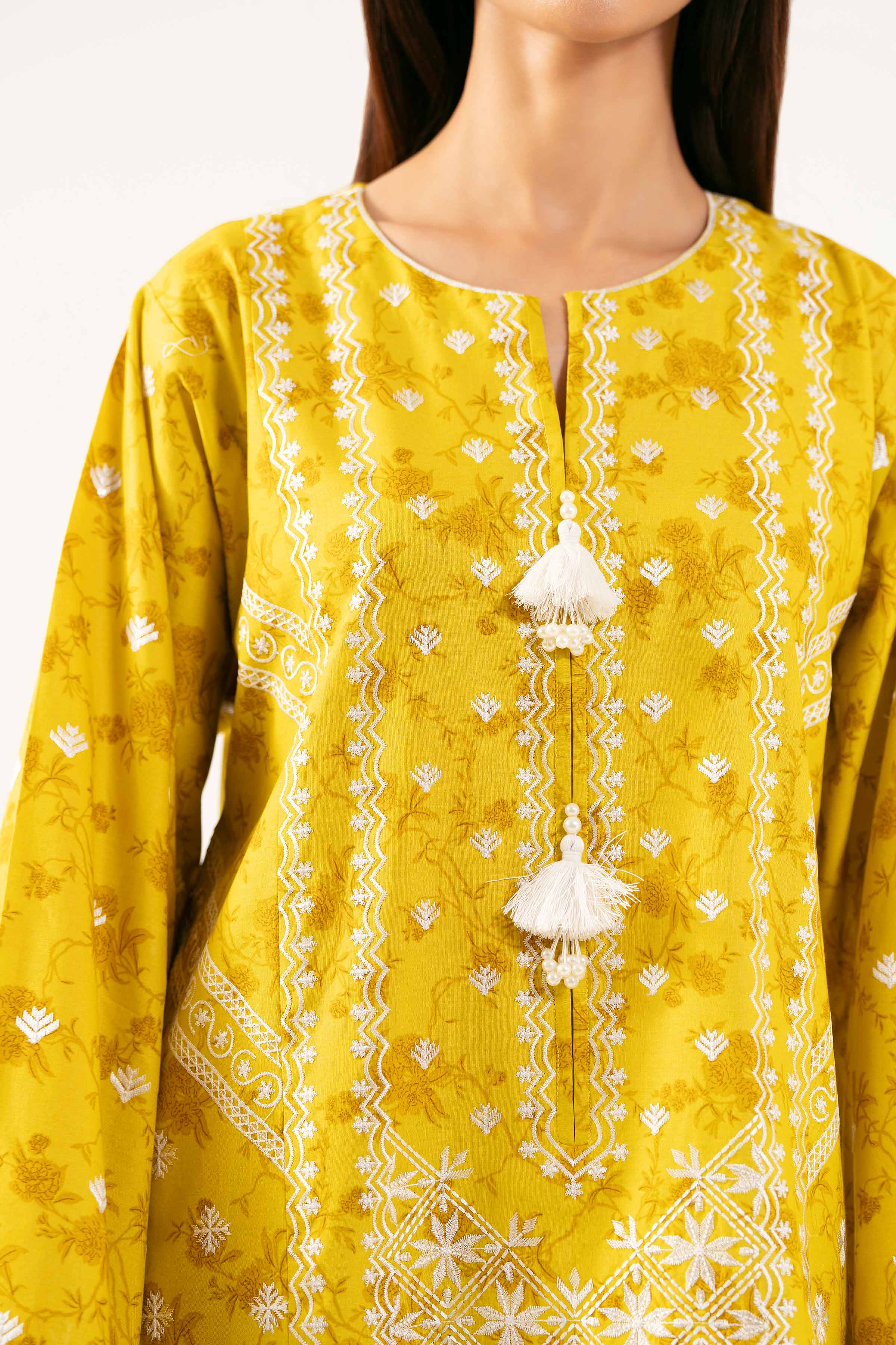 3 Piece - Printed Embroidered Suit - 42501871 for Women - Unstitched Collection | Nishat | Shop Online