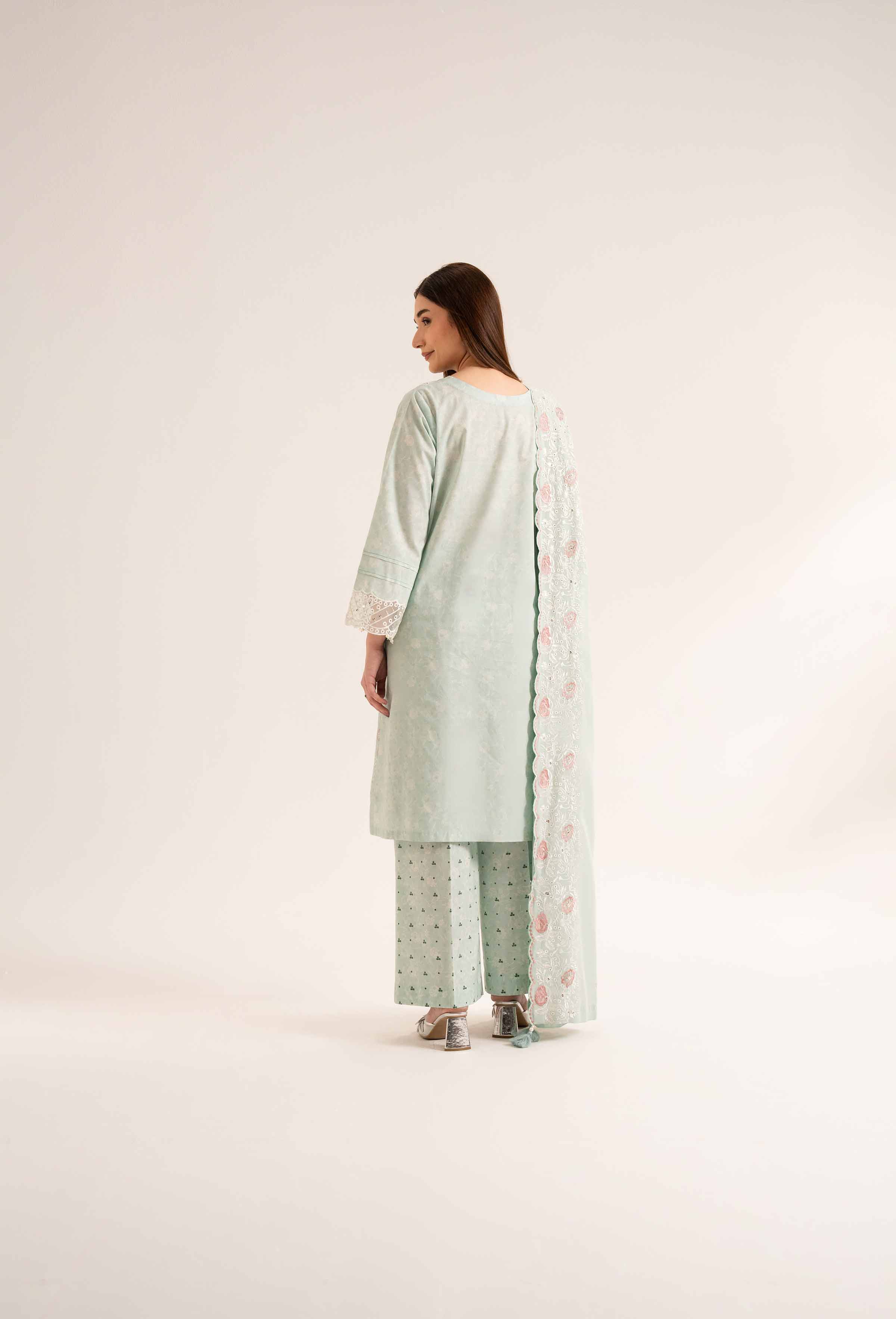 3 Piece - Printed Embroidered Suit - 42501873 for Women - Unstitched Collection | Nishat | Shop Online