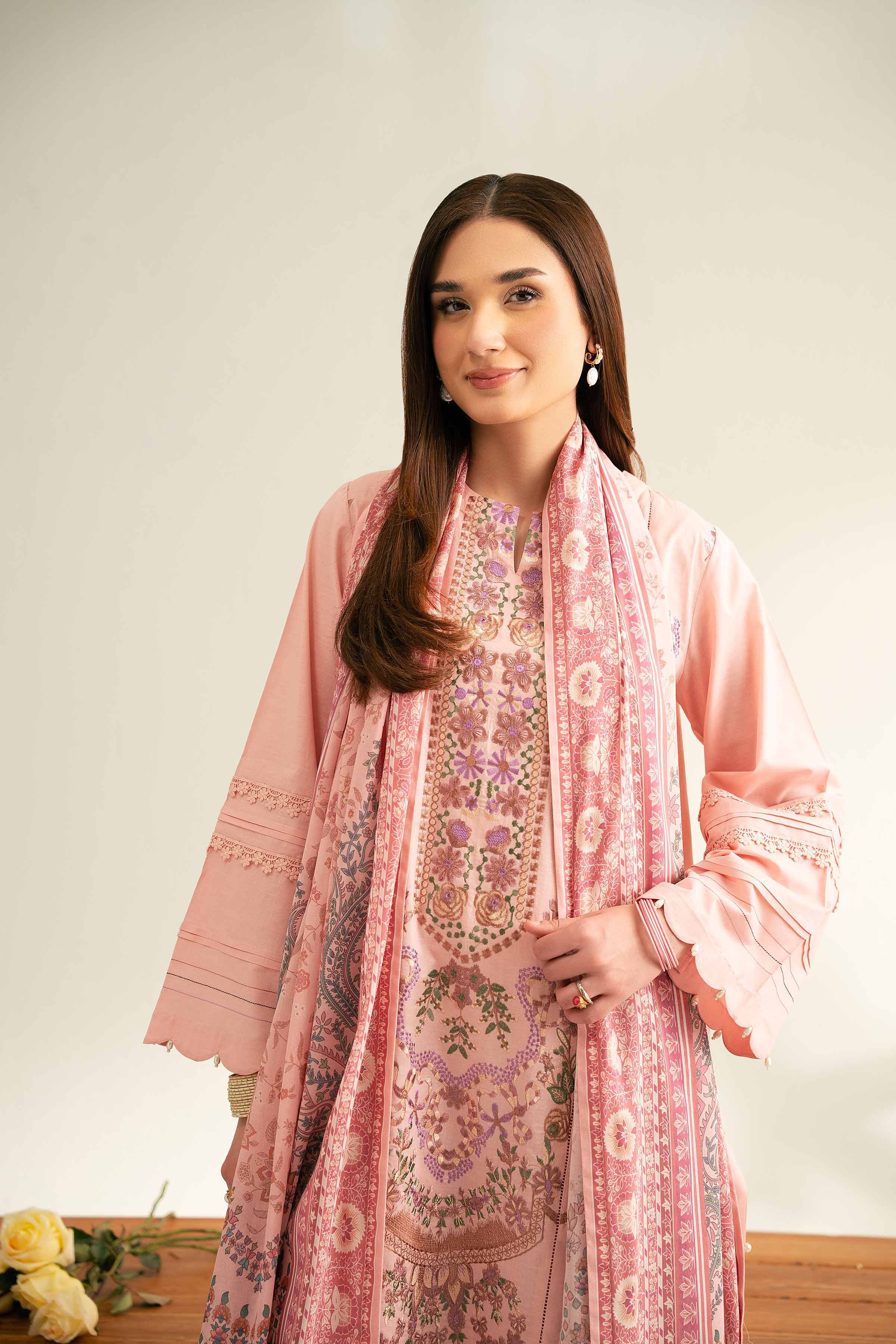 3 Piece - Digital Printed Embroidered Suit - 42501883 for Women - Unstitched Collection | Nishat | Shop Online