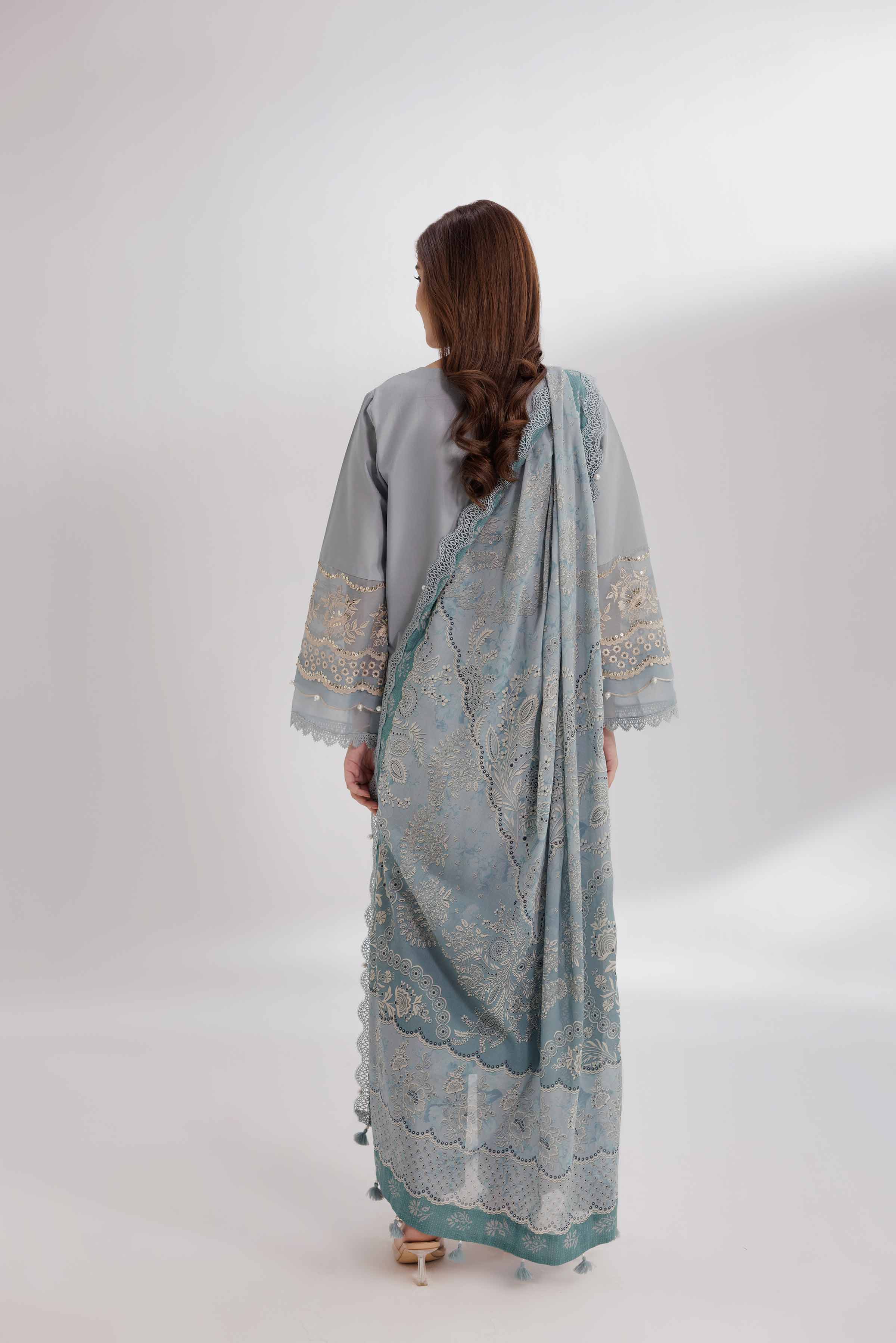 3 Piece - Digital Printed Embroidered Suit - 42501887 for Women - Unstitched Collection | Nishat | Shop Online
