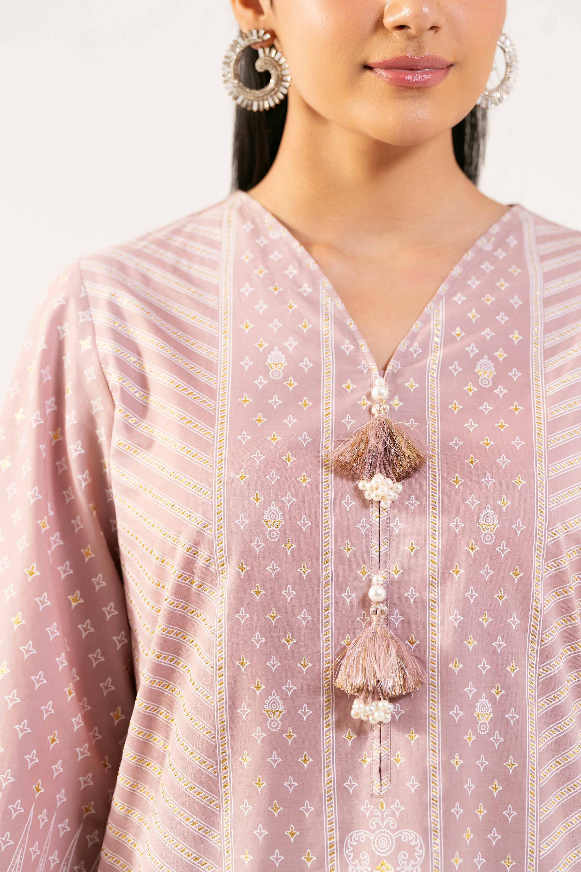 3 Piece - Foil Printed Suit - 42501899 for Women - Unstitched Collection | Nishat | Shop Online