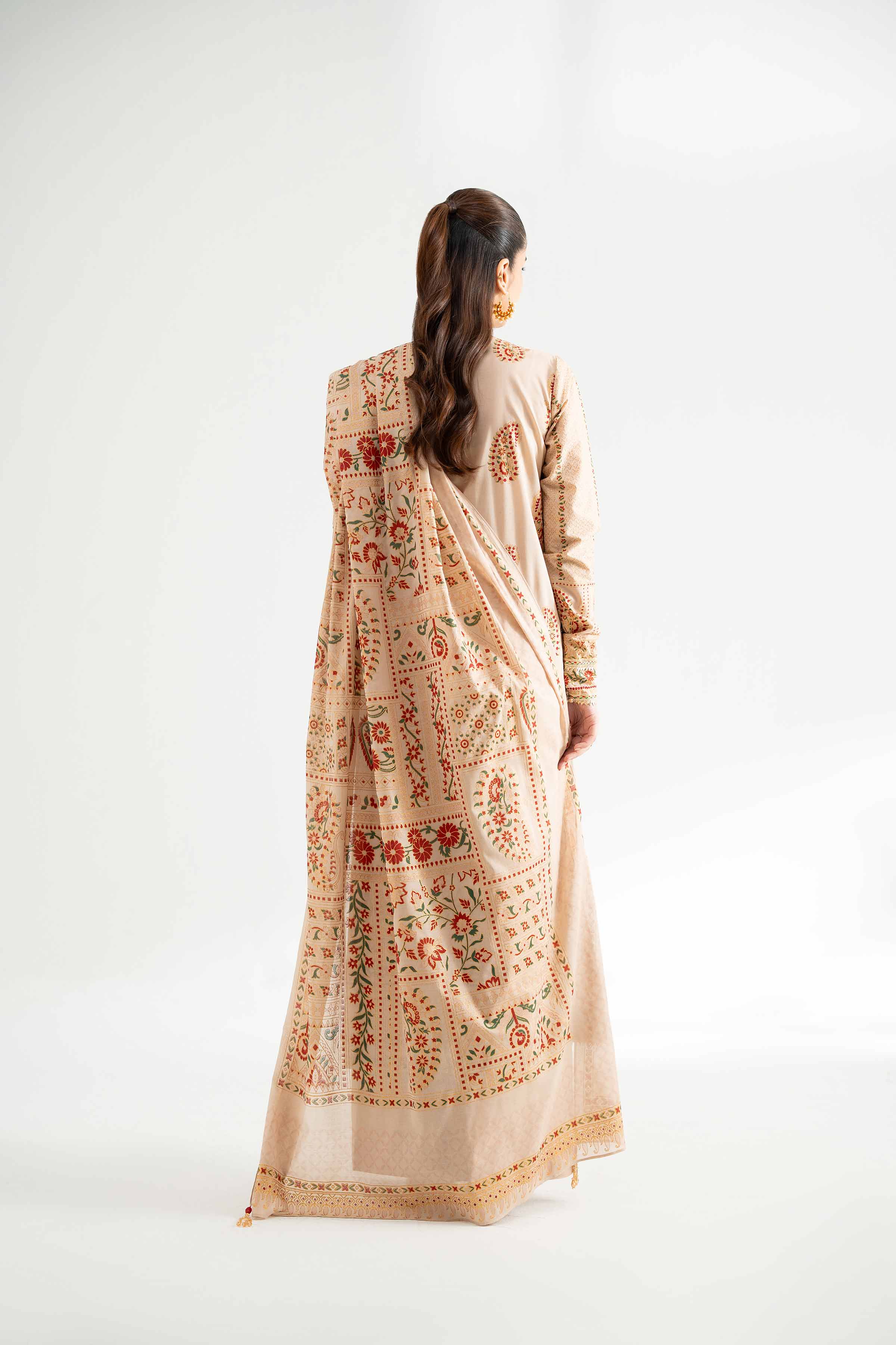 3 Piece - Foil Printed Suit - 42501902 for Women - Unstitched Collection | Nishat | Shop Online