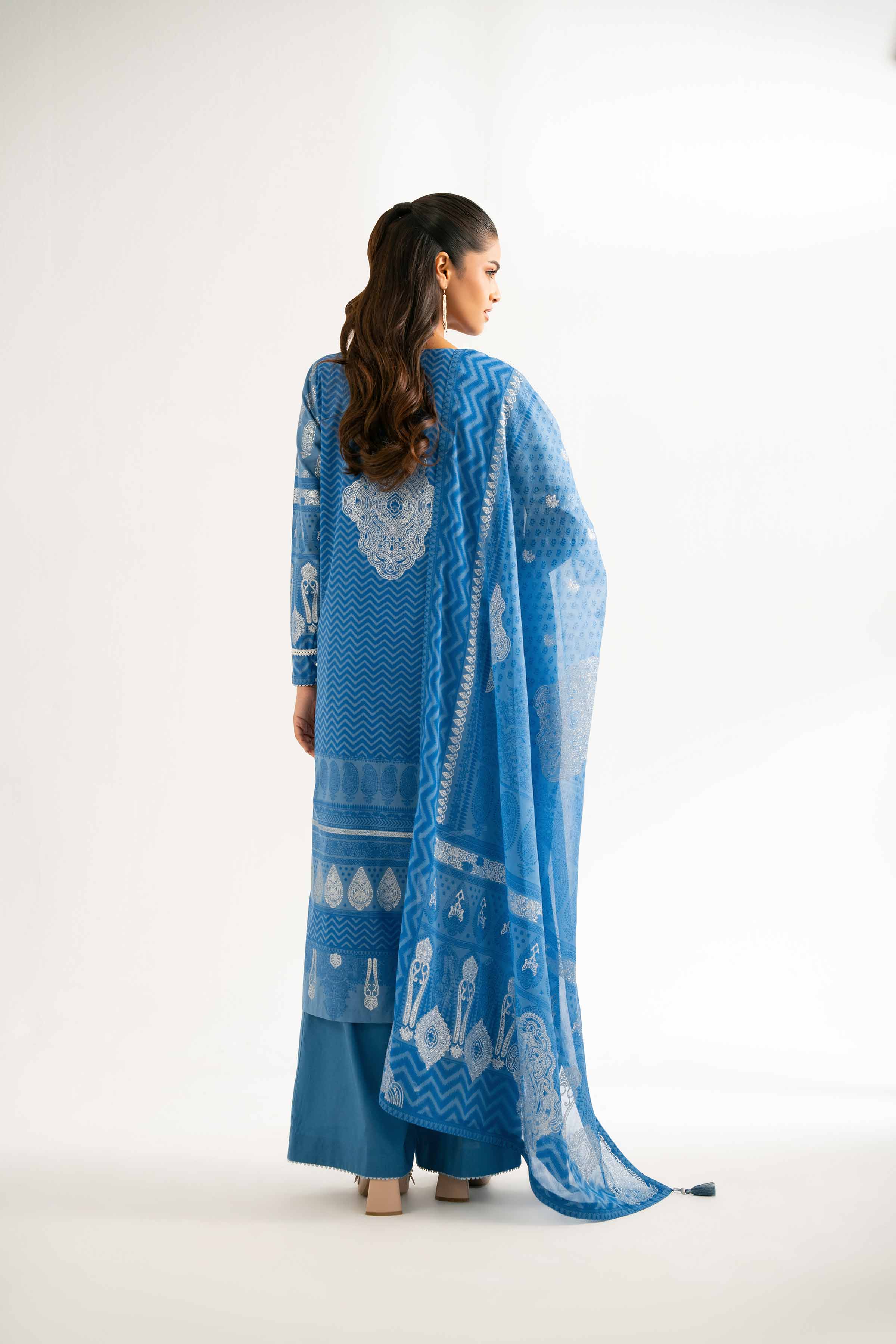 3 Piece - Foil Printed Suit - 42501904 for Women - Unstitched Collection | Nishat | Shop Online