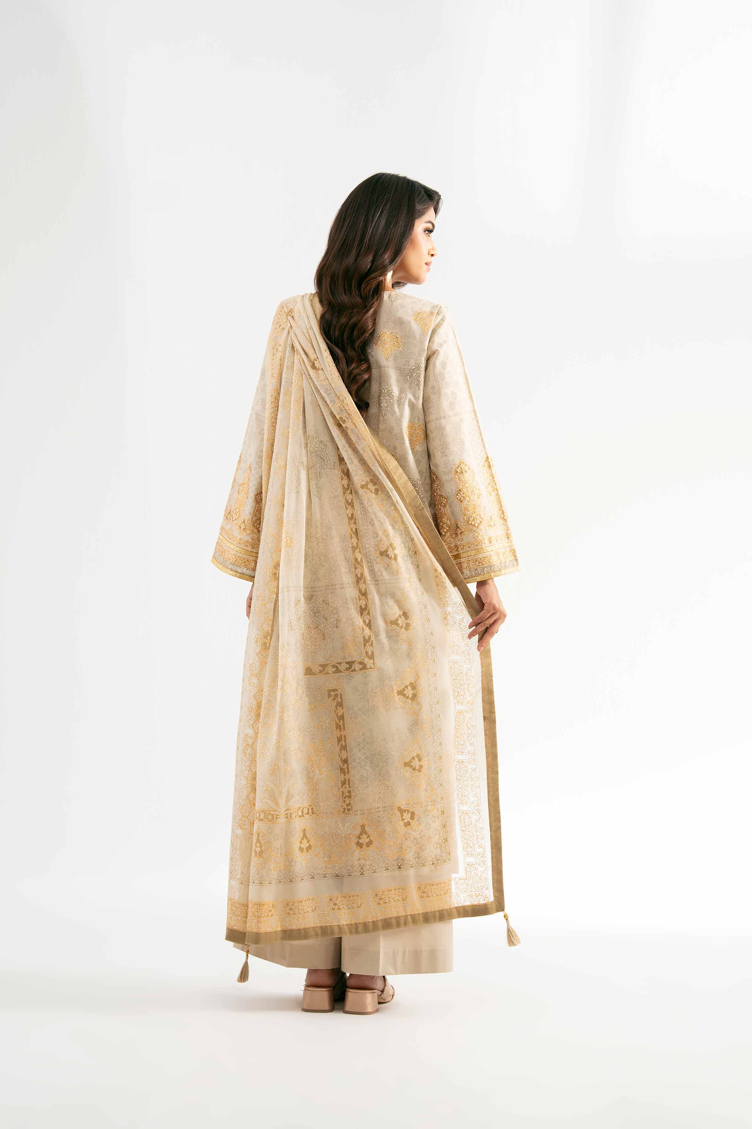3 Piece - Foil Printed Suit - 42501907 for Women - Unstitched Collection | Nishat | Shop Online