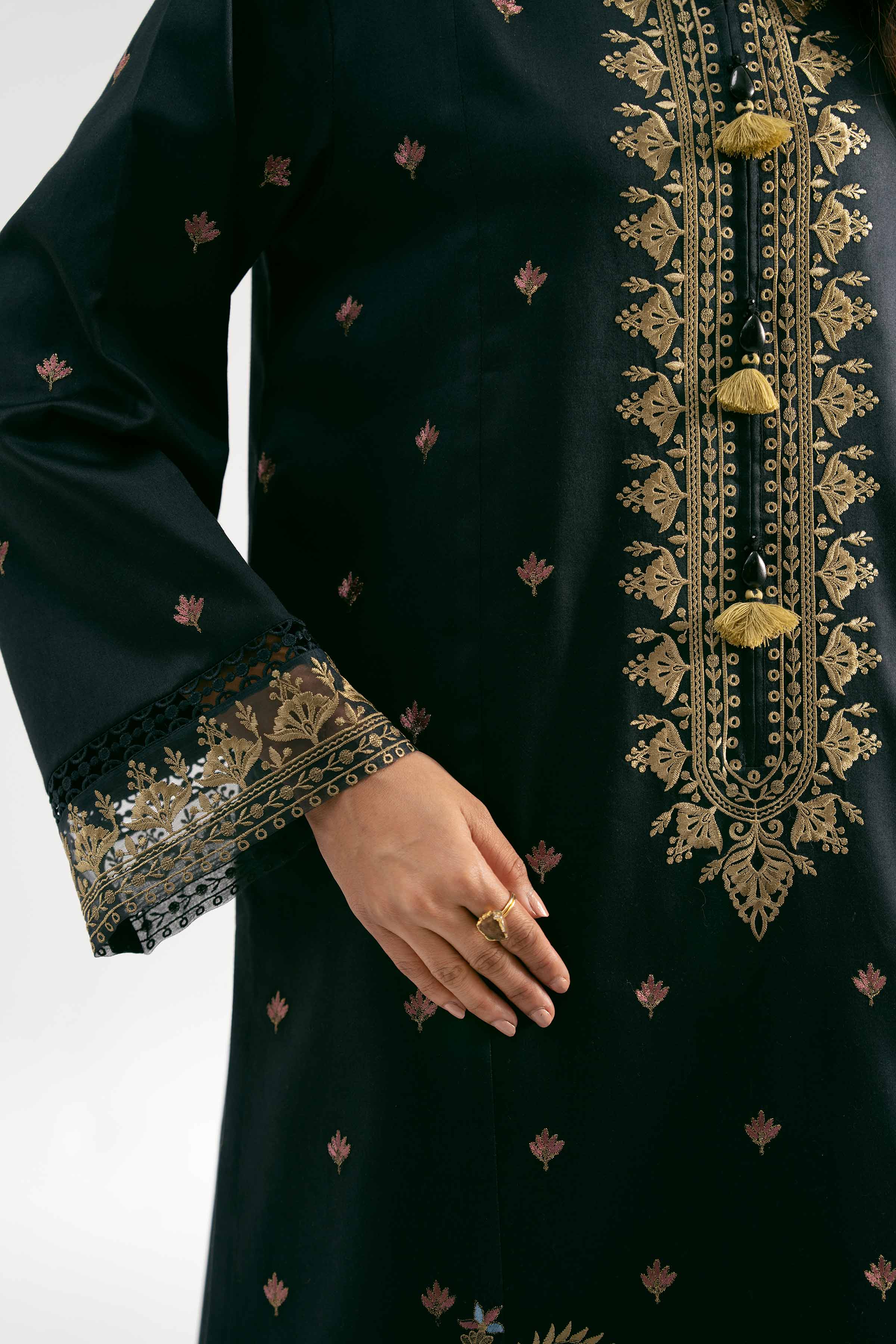 3 Piece - Block Printed Suit - 42501909 for Women - Unstitched Collection | Nishat | Shop Online