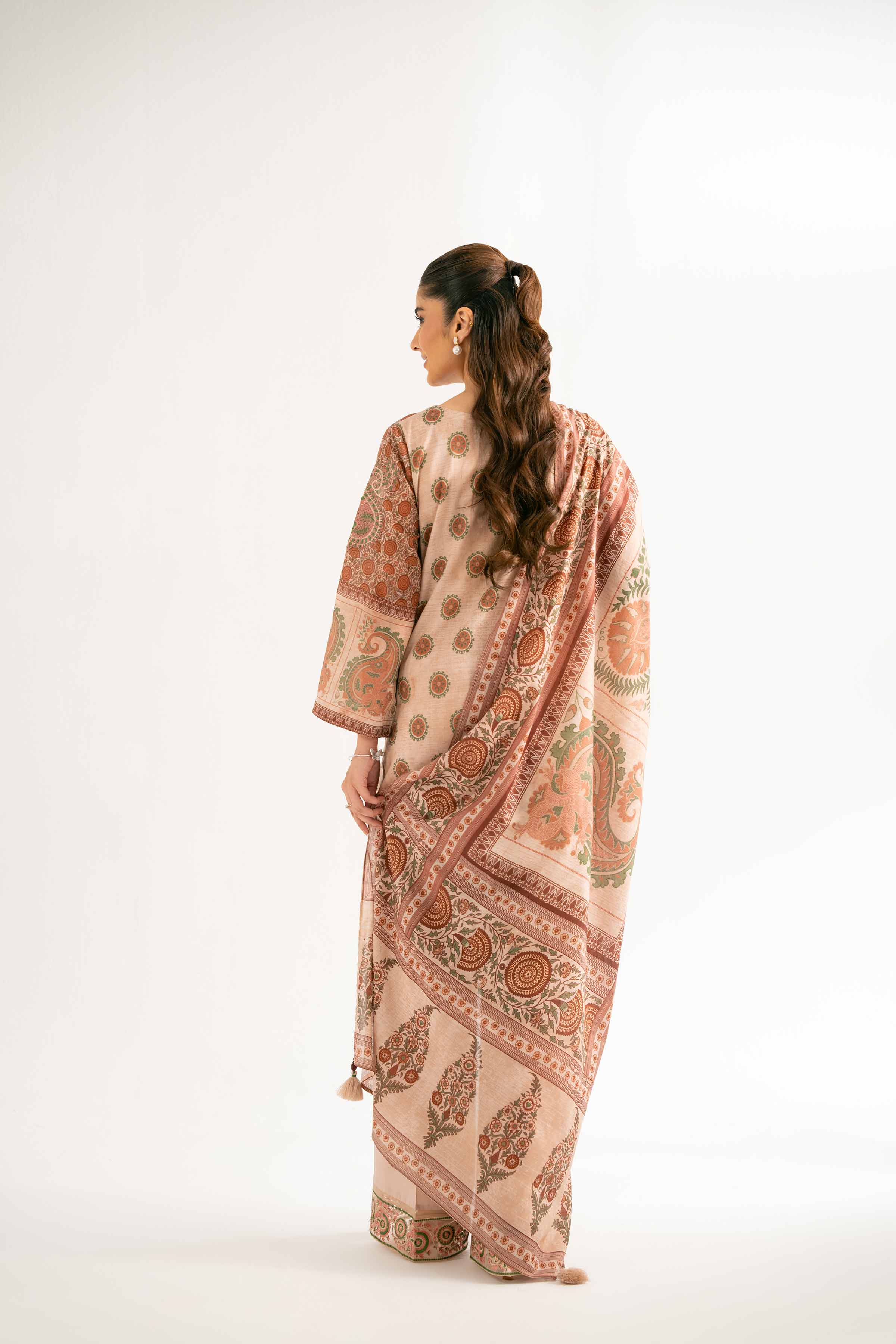 3 Piece - Digital Printed Embroidered Suit - 42501925 for Women - Unstitched Collection | Nishat | Shop Online
